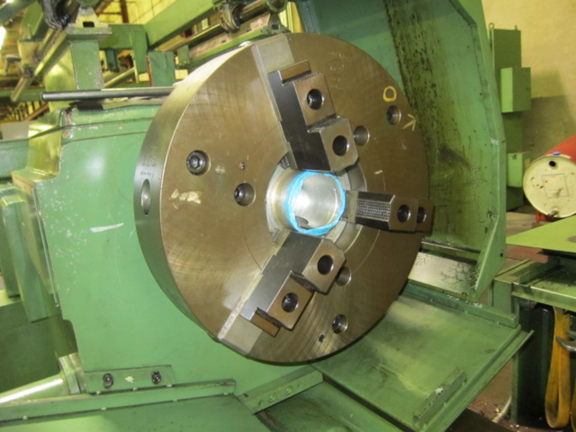COUNTER ROTATING DEEP HOLE BORING MACHINE, WOHLENBERG MDL. PB2-1000 X 11M, new 1995, 39.37” sw. over - Image 7 of 38