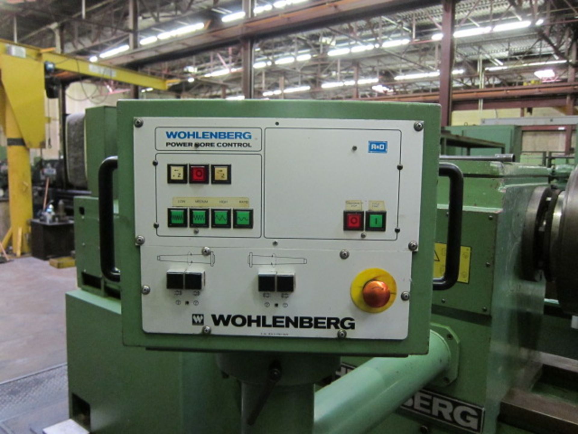 COUNTER ROTATING DEEP HOLE BORING MACHINE, WOHLENBERG MDL. PB2-1000 X 11M, new 1988, 39.37” sw. over - Image 16 of 31