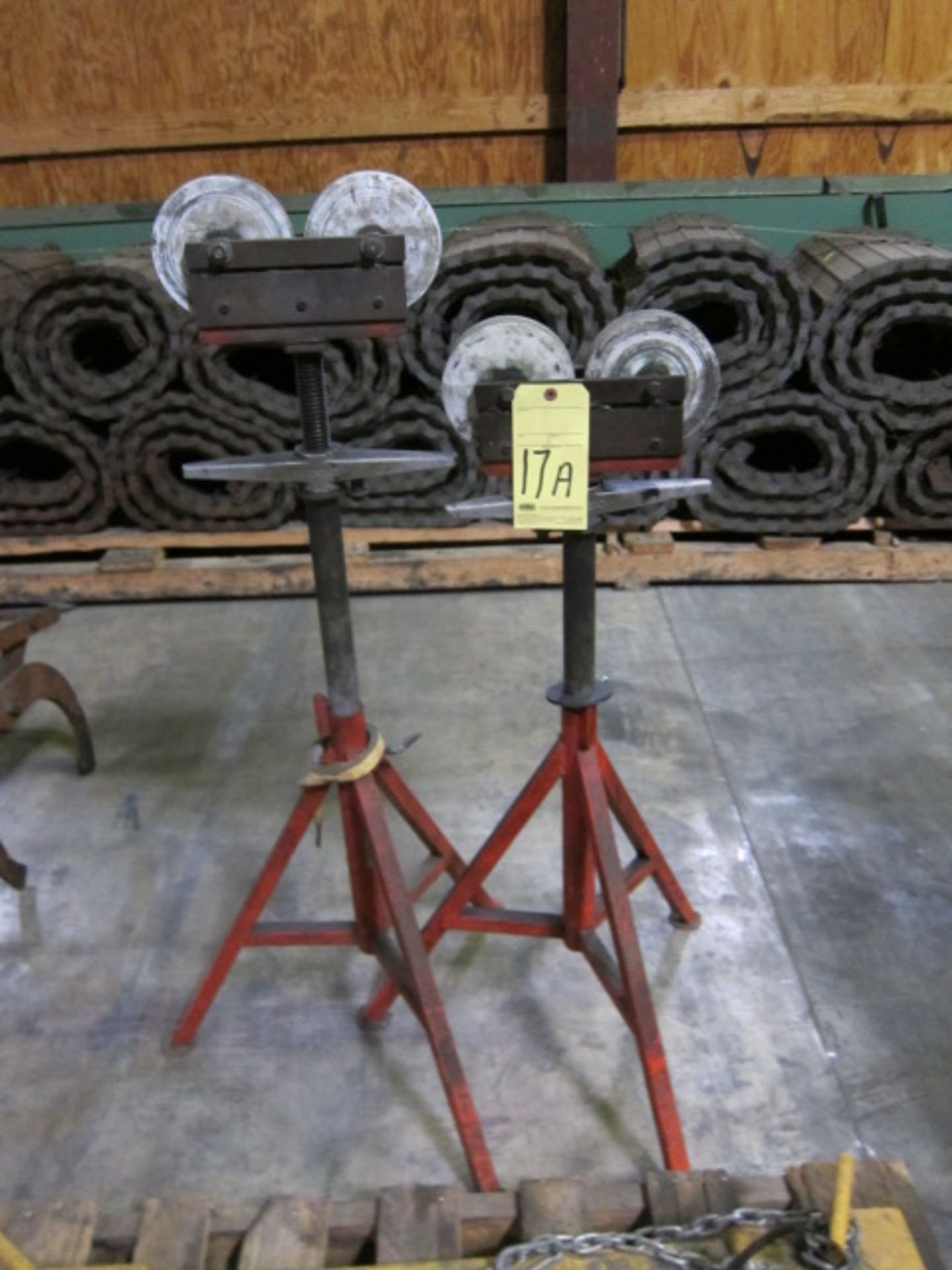 LOT OF ROLLER STANDS (2)