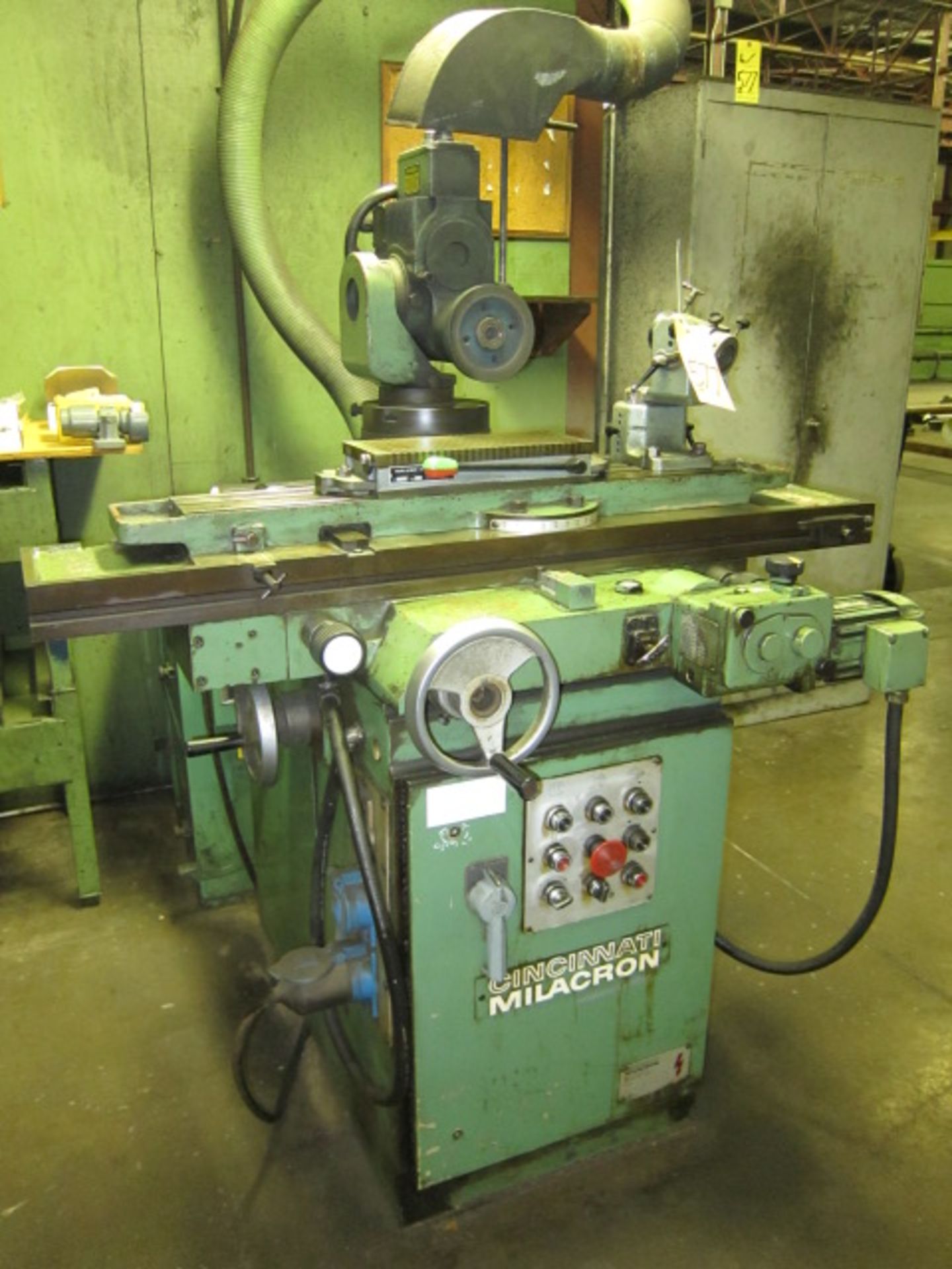 TOOL & CUTTER GRINDER, CINCINNATI NO. 2, 6” x 35-½” pwr. feed swivel table, Torit dust collector,