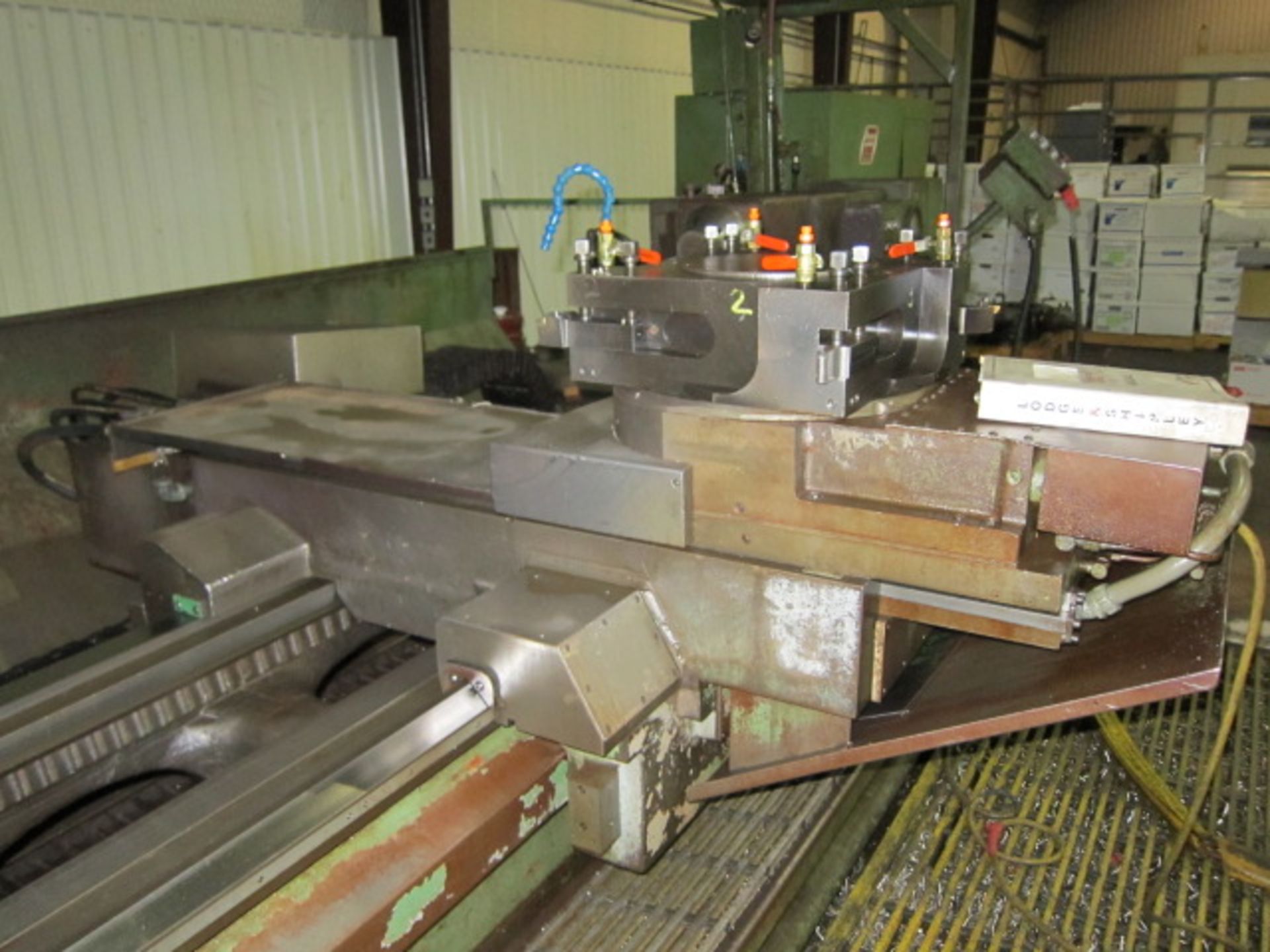 CNC HOLLOW SPINDLE LATHE, LODGE & SHIPLEY MDL. PROFITURN 40, Fanuc 18iT CNC control, 34-1/2" sw. - Image 4 of 11