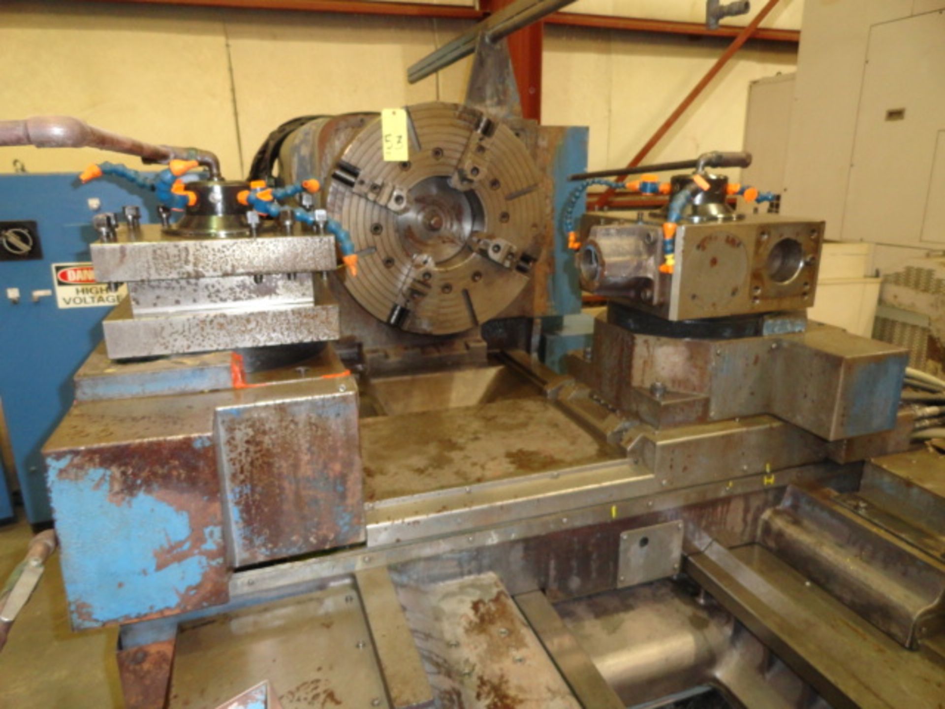 CNC HOLLOW SPINDLE LATHE, MORI SEIKI MDL. LL8B-2500, Fanuc 11T CNC control, 51.6" sw. over bed, 29. - Image 5 of 8