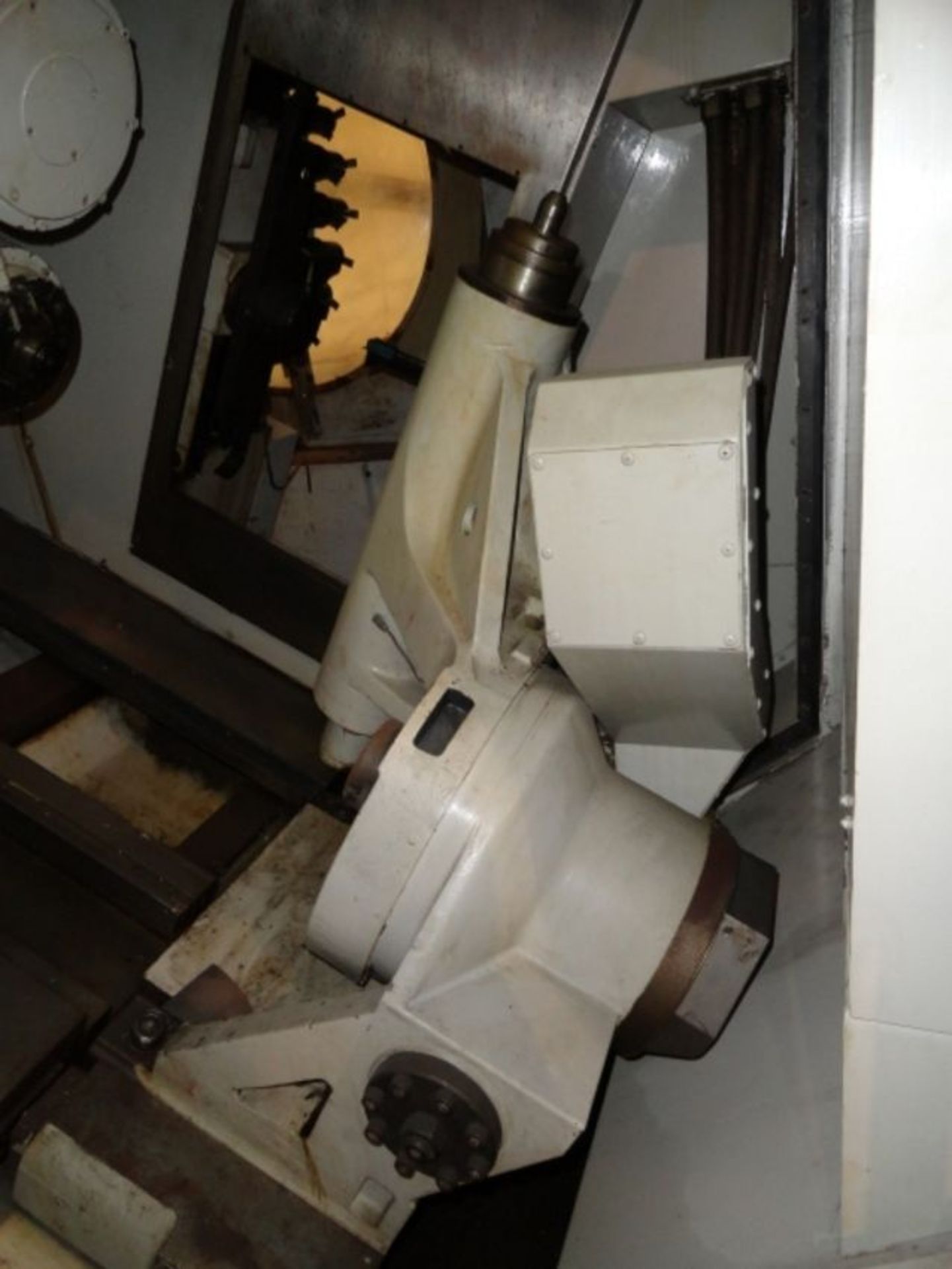 CNC MULTI-AXIS LATHE, MORI SEIKI MDL. MT-25B, new 1996, Fanuc MF-T6 (16T) CNC control, 37.8” sw. - Image 8 of 14