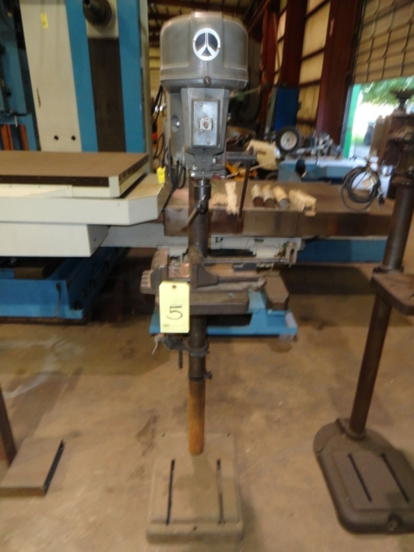 UPRIGHT DRILL PRESS, ROCKWELL MDL. 15-081, S/N 81F80261