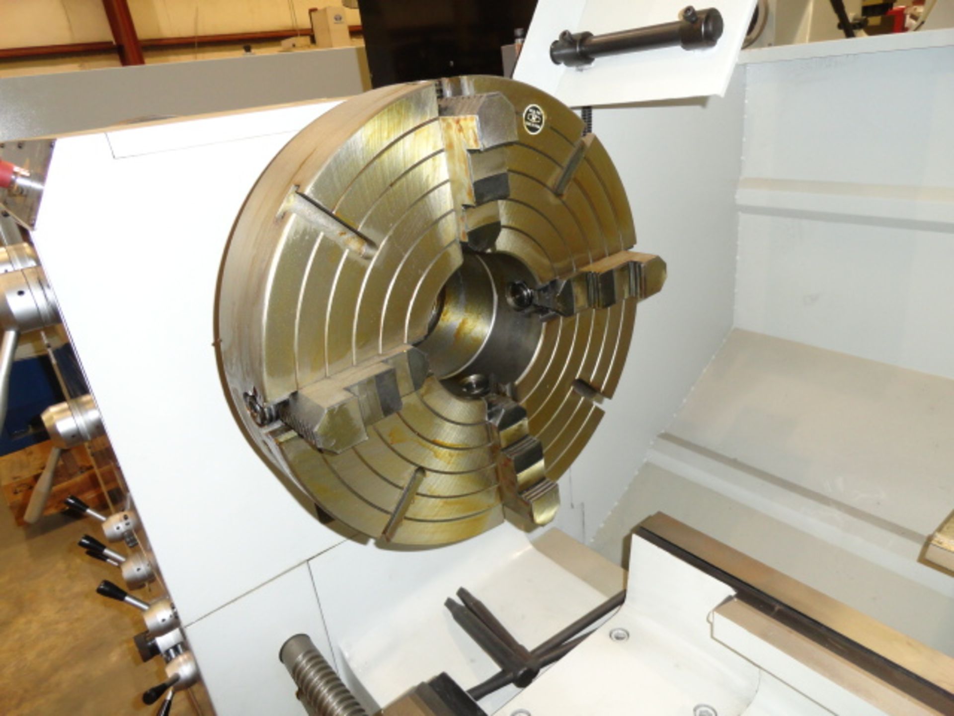 HOLLOW SPINDLE LATHE, ROUGHNECK (CHU SHING) 26" X 80" MDL. HR-VS (NEW), 26-7/8” sw. over bed, 17-3/ - Image 3 of 8