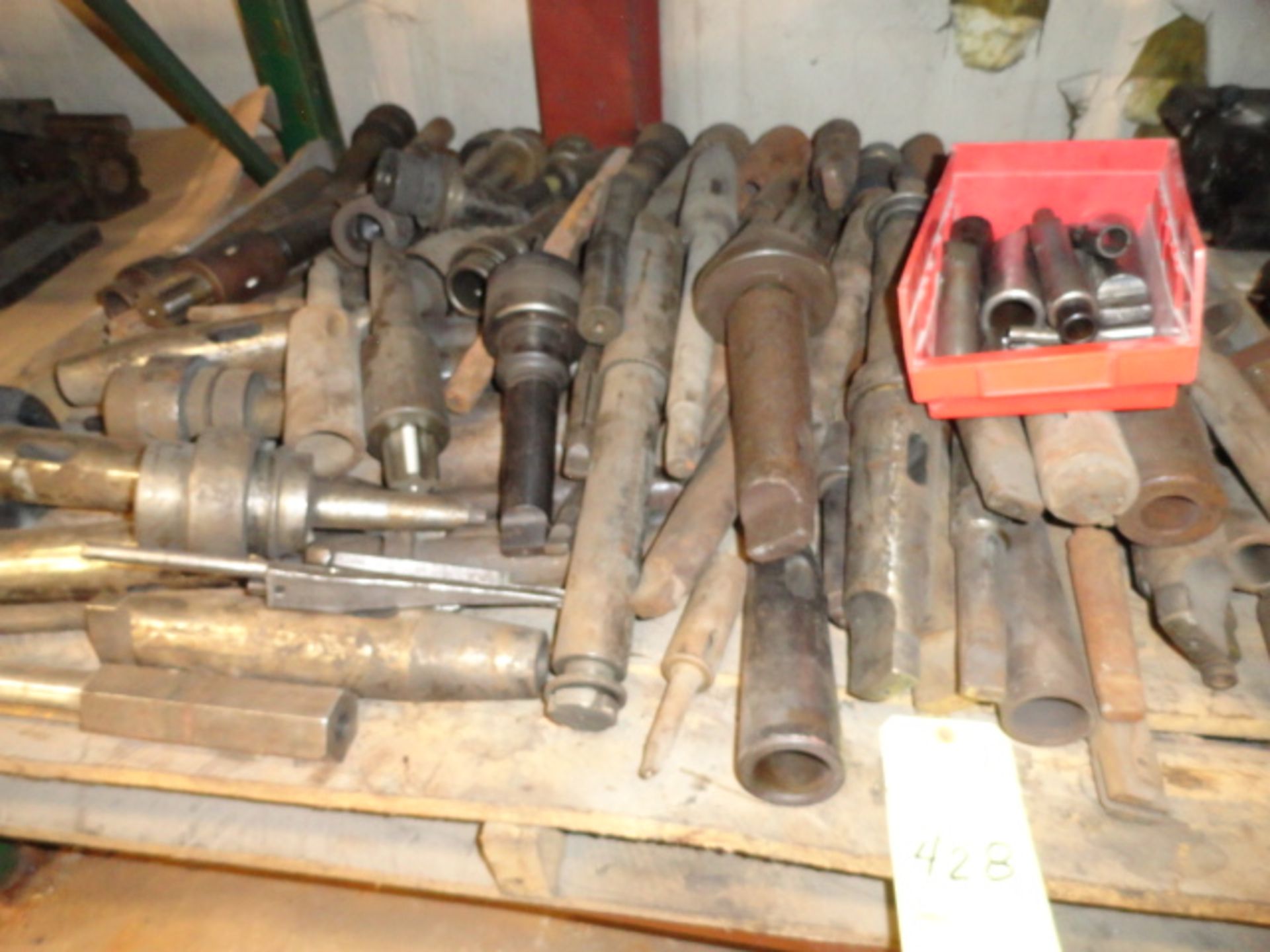 LOT OF MORSE TAPER TOOLING, misc.