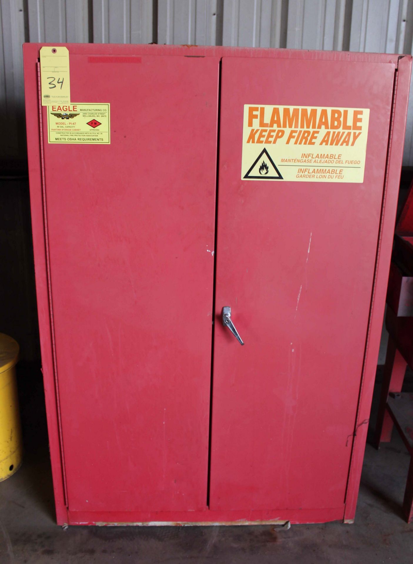 FLAMMABLE MATERIAL STORAGE CABINET