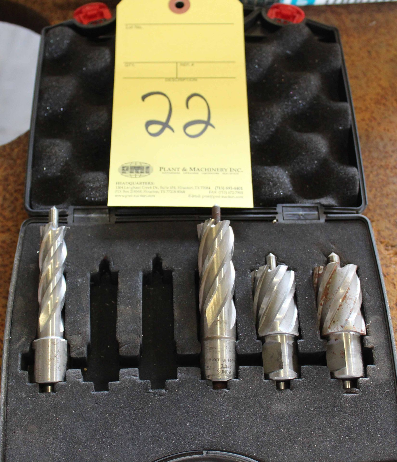 LOT OF ANNULAR CUTTER BITS