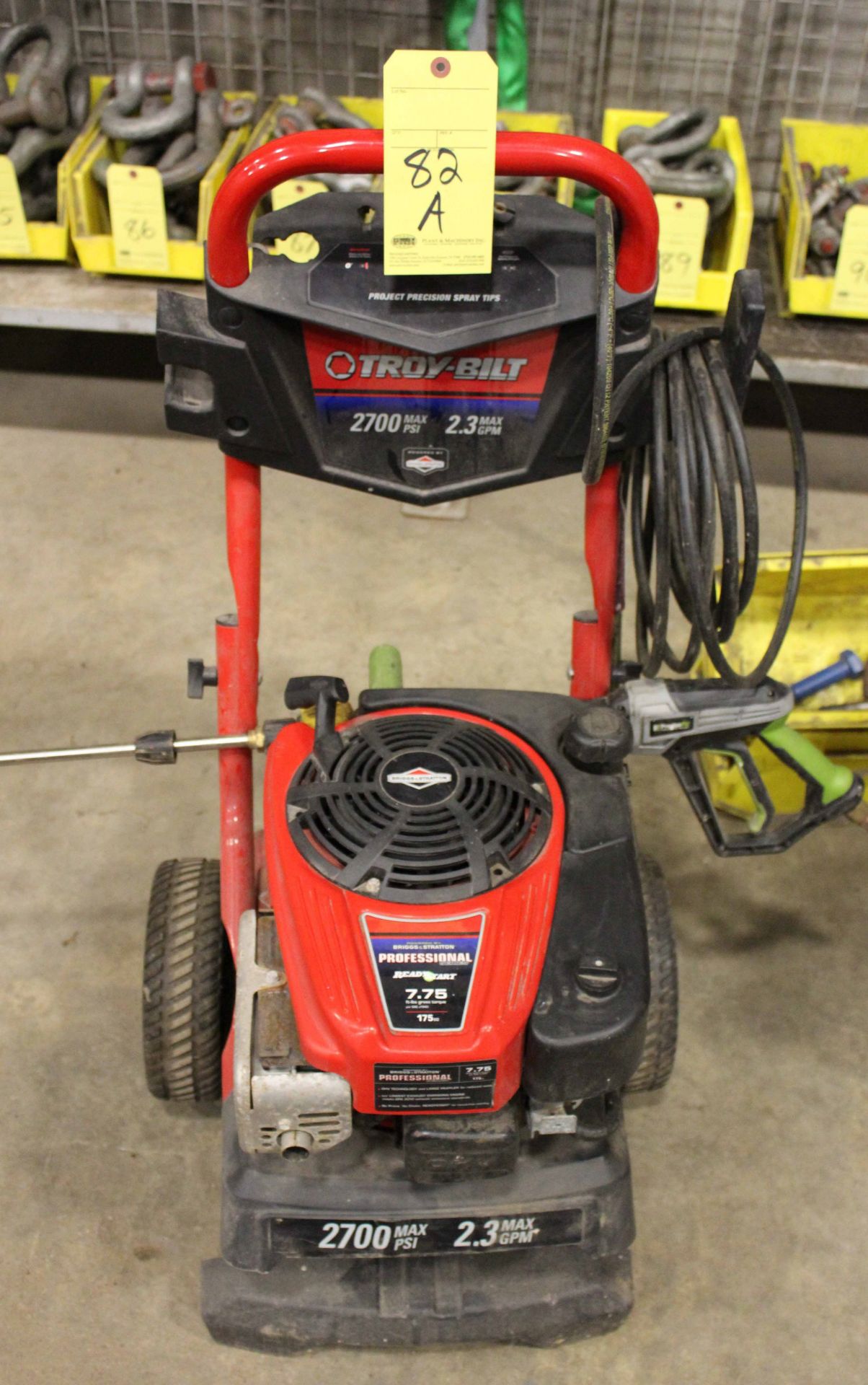 PRESSURE WASHER, TROY-BILT, 2,700 PSI, 2.3 GPM