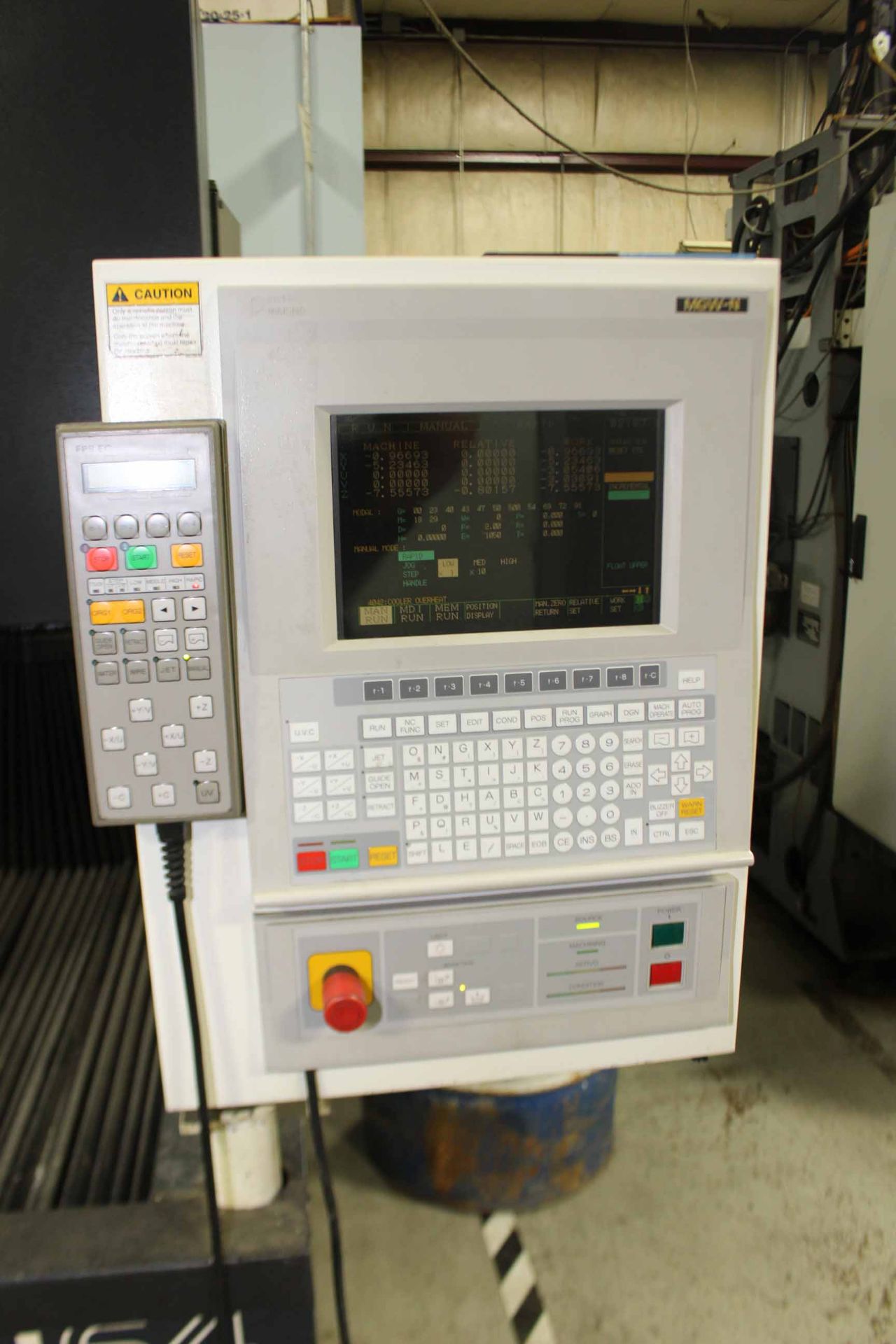 CNC WIRE EDM, MAKINO MDL. EU64 5-AXIS WIRE TYPE, MGW-N CNC control, 32.2” x 23.6” worktable, 37” x - Image 2 of 6