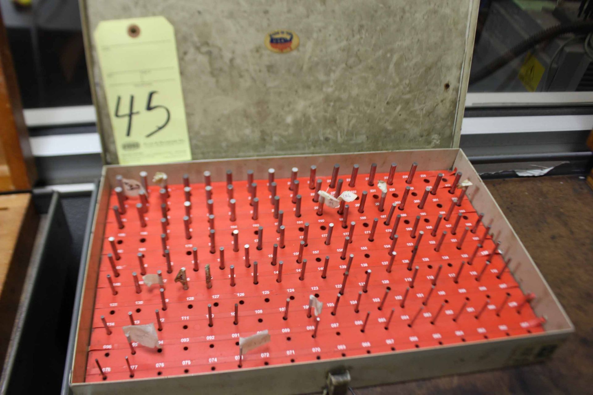 PIN GAUGE SET, .251" to .500"