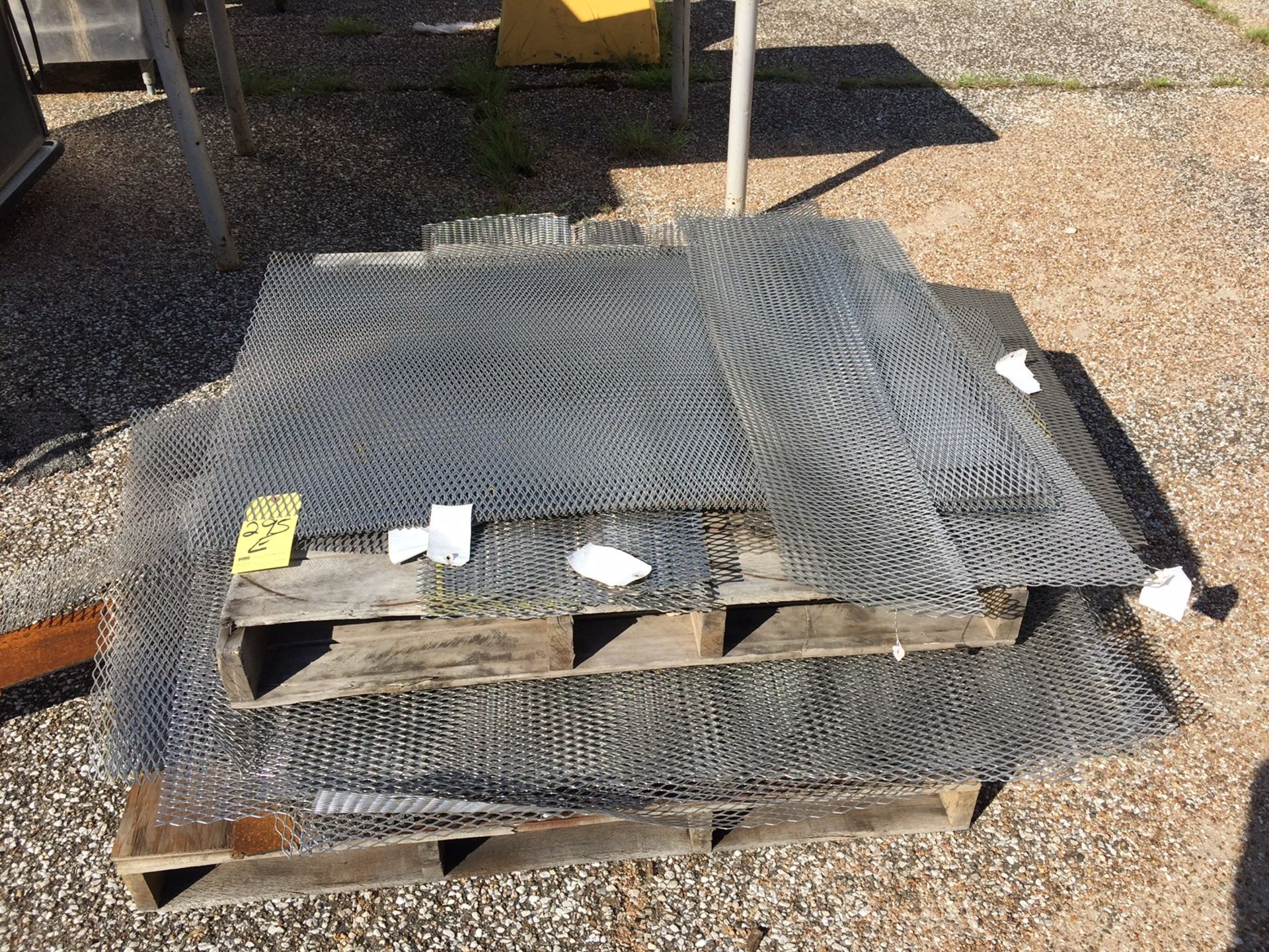 LOT OF STAINLESS STEEL EXPANDED METAL