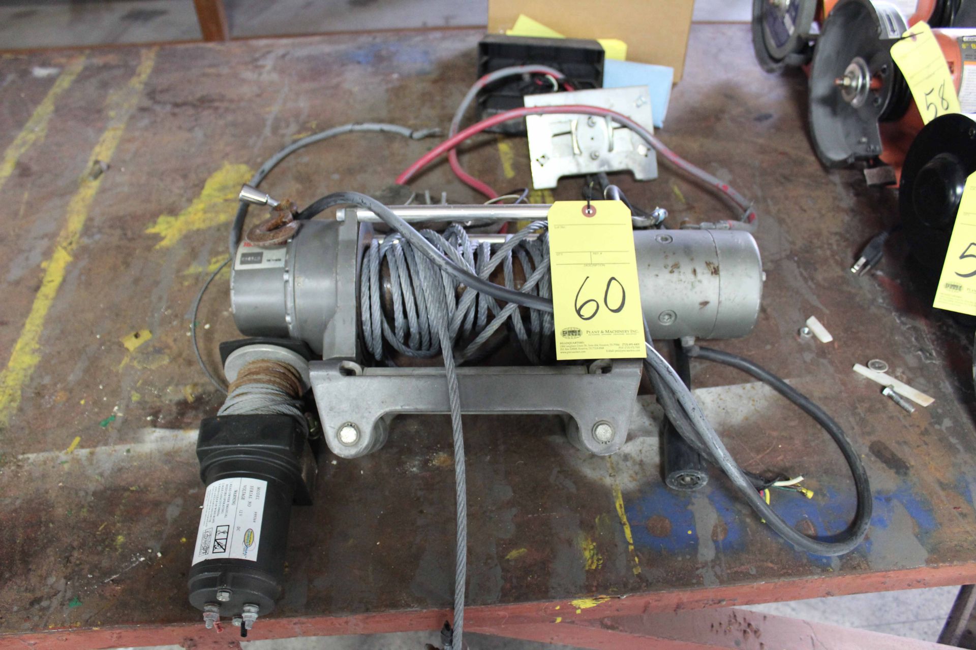 LOT OF ELECTRIC WINCHES