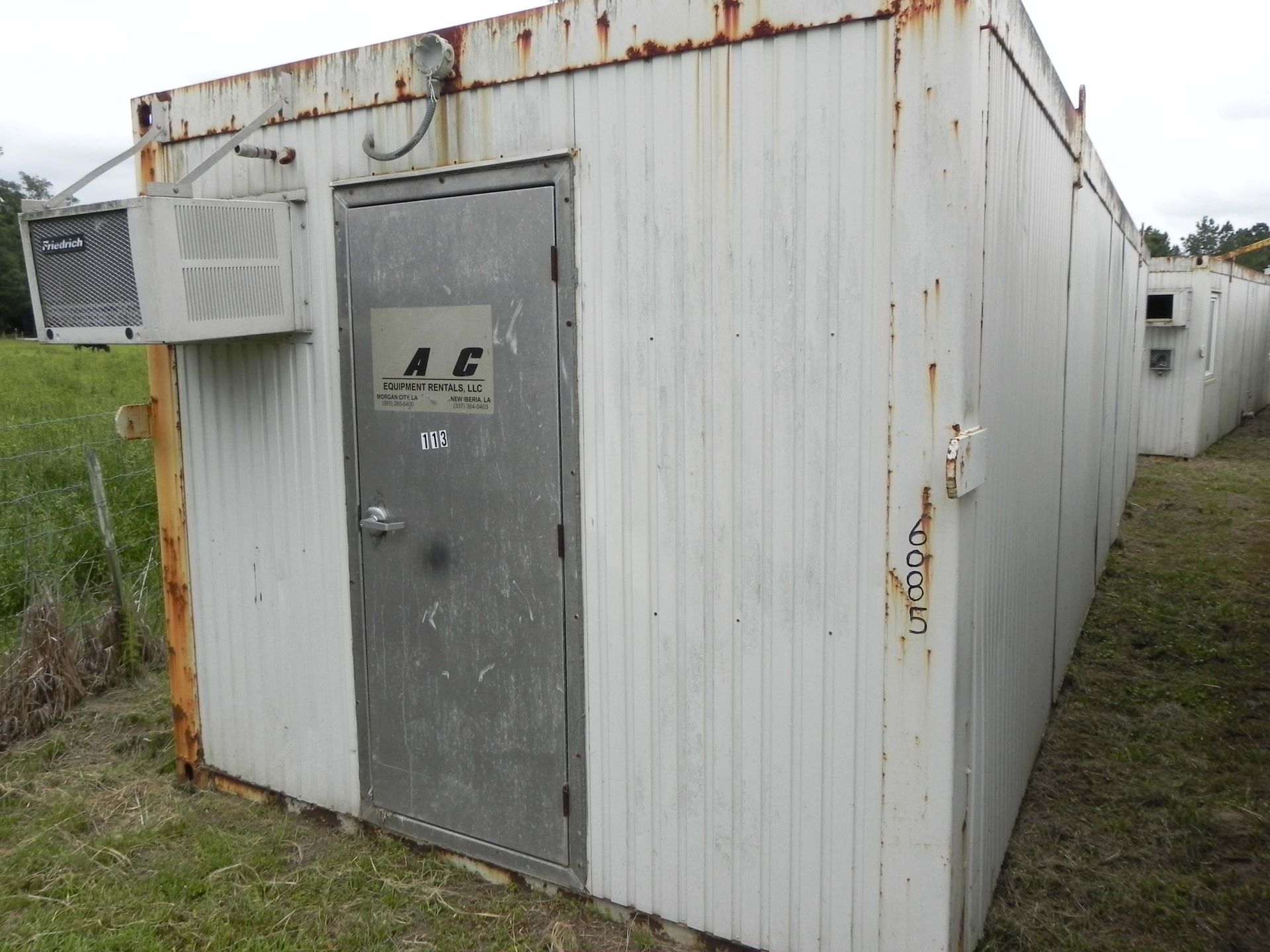 PORTABLE MAN CAMP LIVING QUARTERS, 10' x 32', 12-man sleeper unit, unit #6085. (Located offsite at
