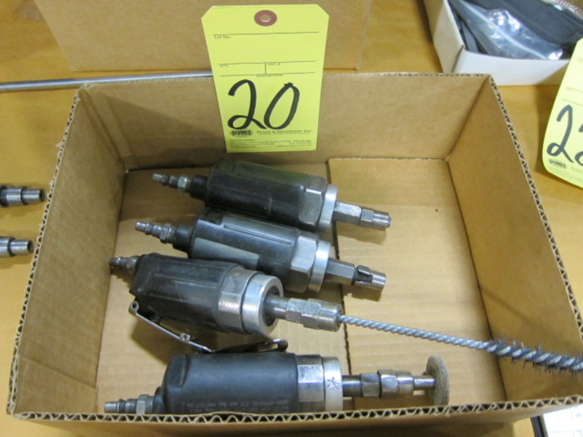 LOT OF PNEUMATIC DIE GRINDERS (4)