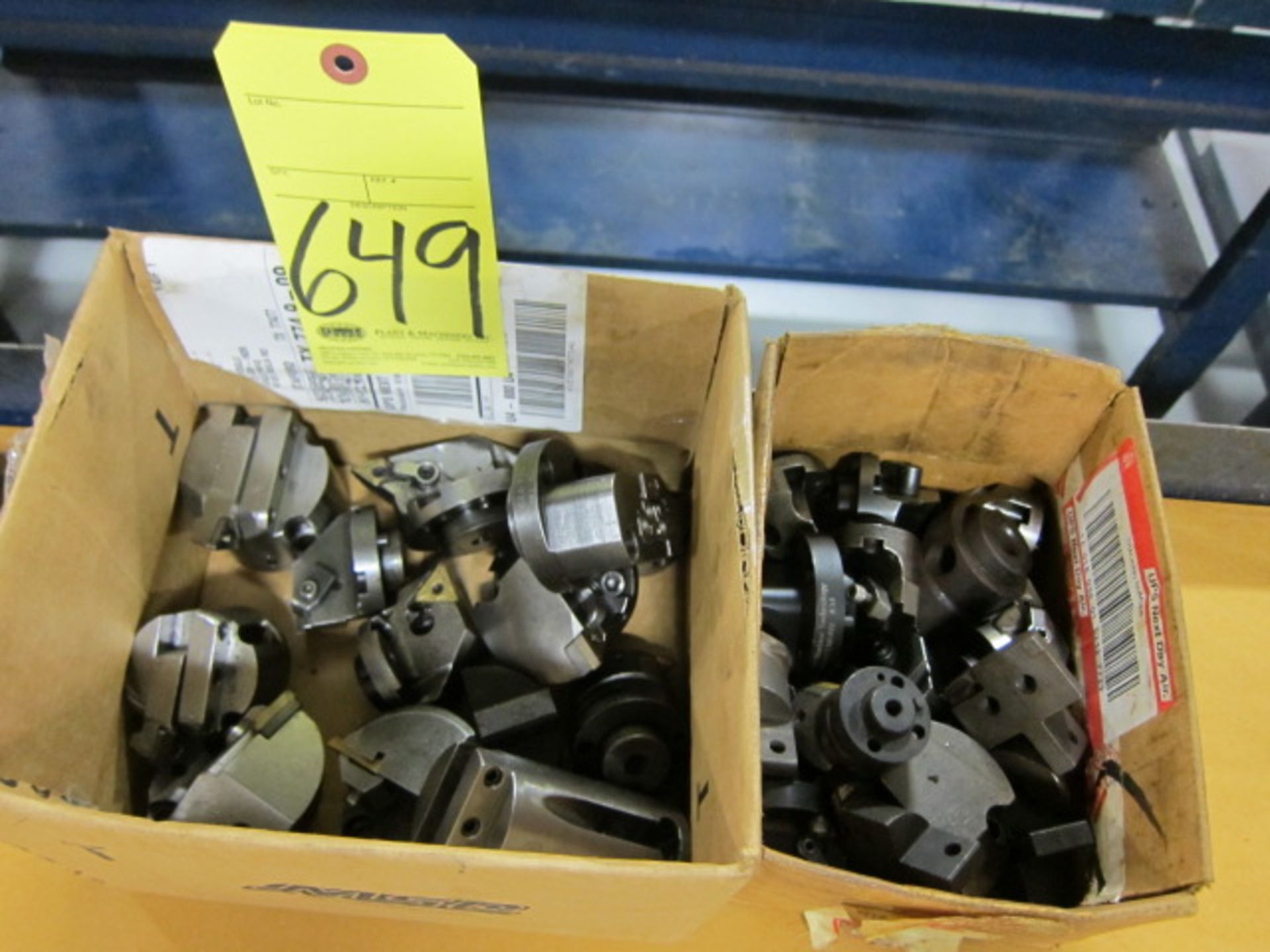 LOT OF BORING BAR HEADS, assorted (in two boxes)