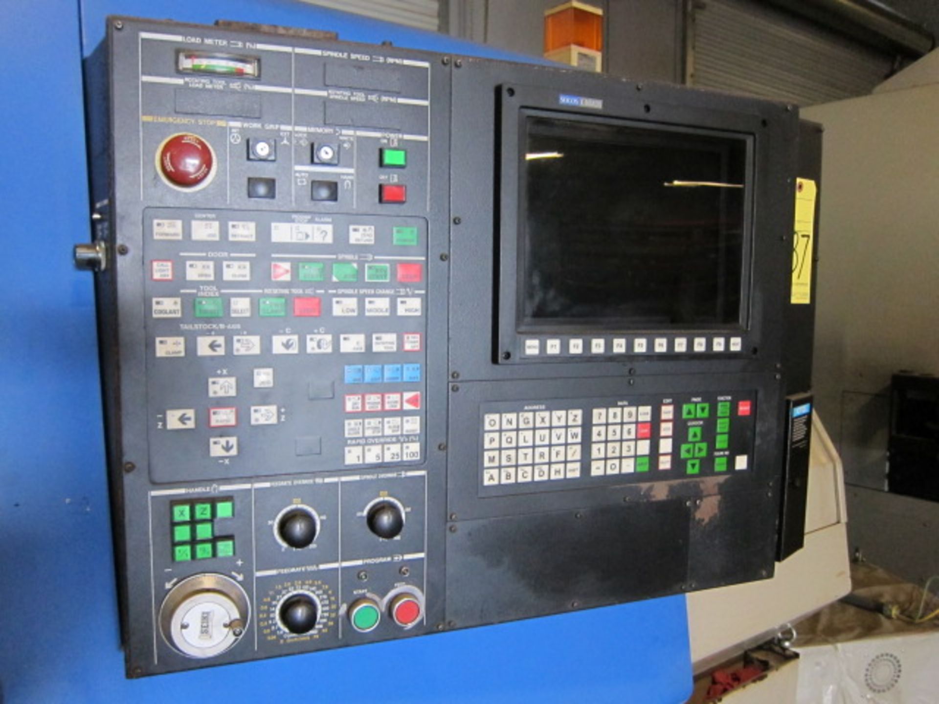 CNC LATHE, HITACHI SEIKI MDL. HITEC-TURN 30G, Seicos L multi CNC control, 12” dia. chuck, KV style - Image 2 of 11