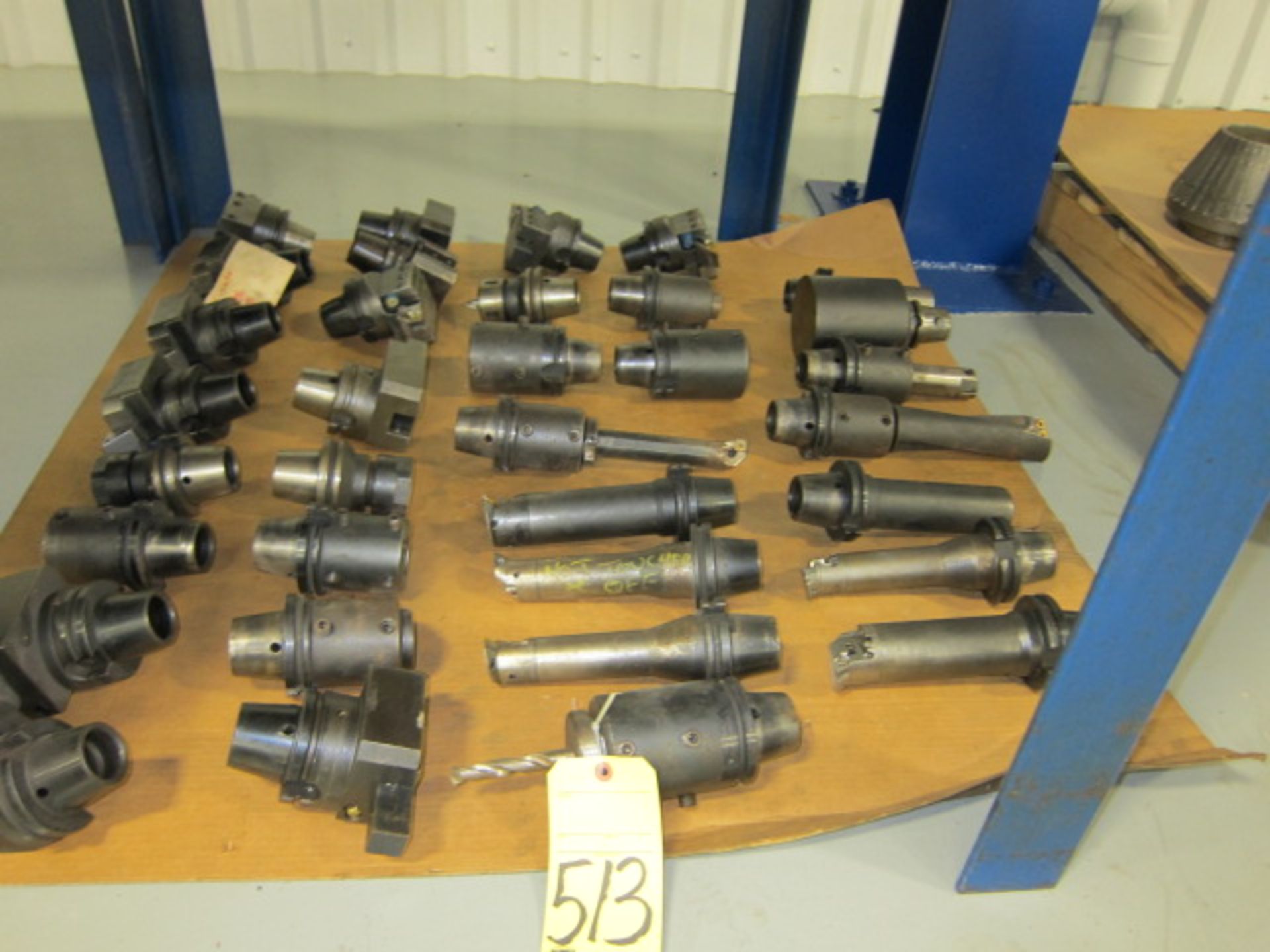 LOT OF TOOLHOLDERS, assorted (located under stand)