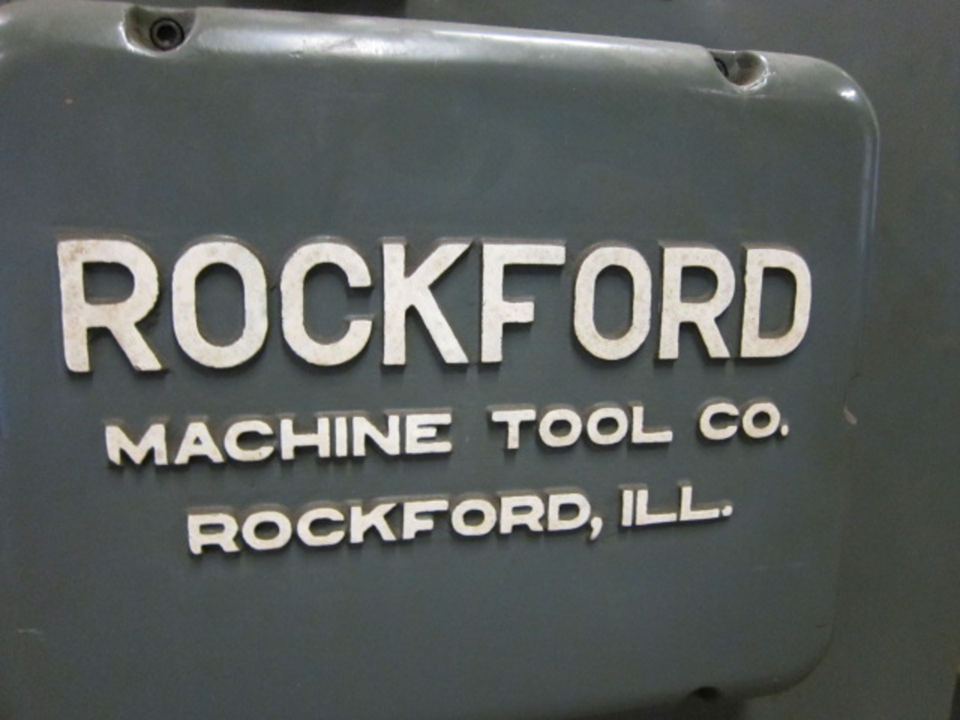 VERTICAL SLOTTER, ROCKFORD 24”, 28” built-in rotary table, pendant control, S/N 91SA29 - Image 2 of 7