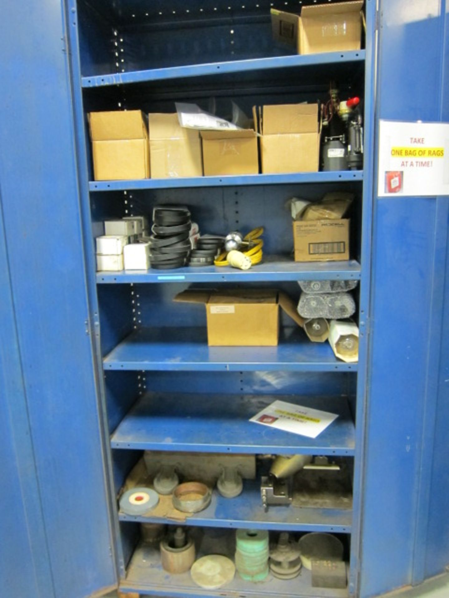 LOT OF SUPPLY CABINETS (3), 2-door, w/contents - Image 4 of 4