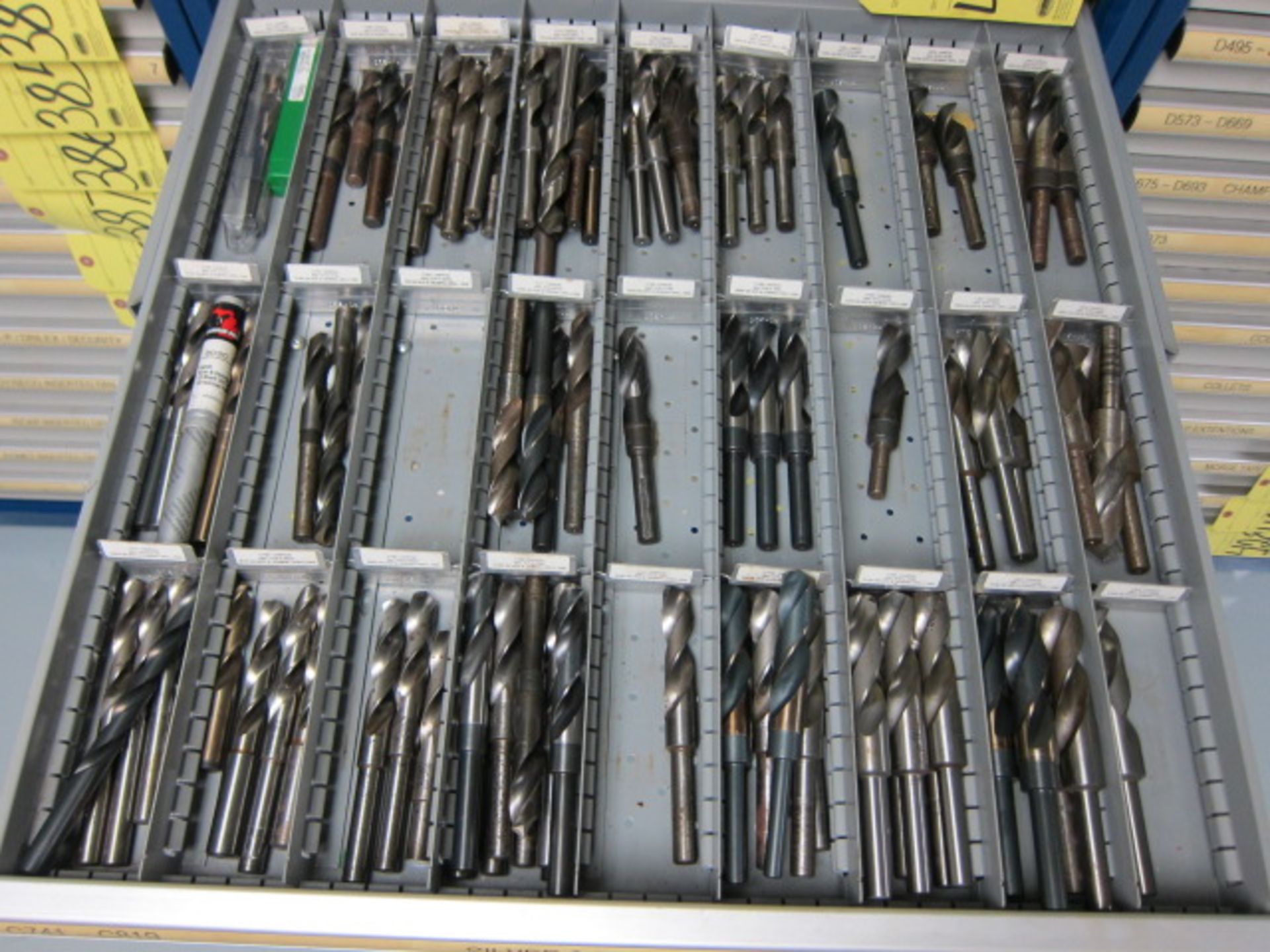 LOT OF DRILLS, assorted (in one drawer)