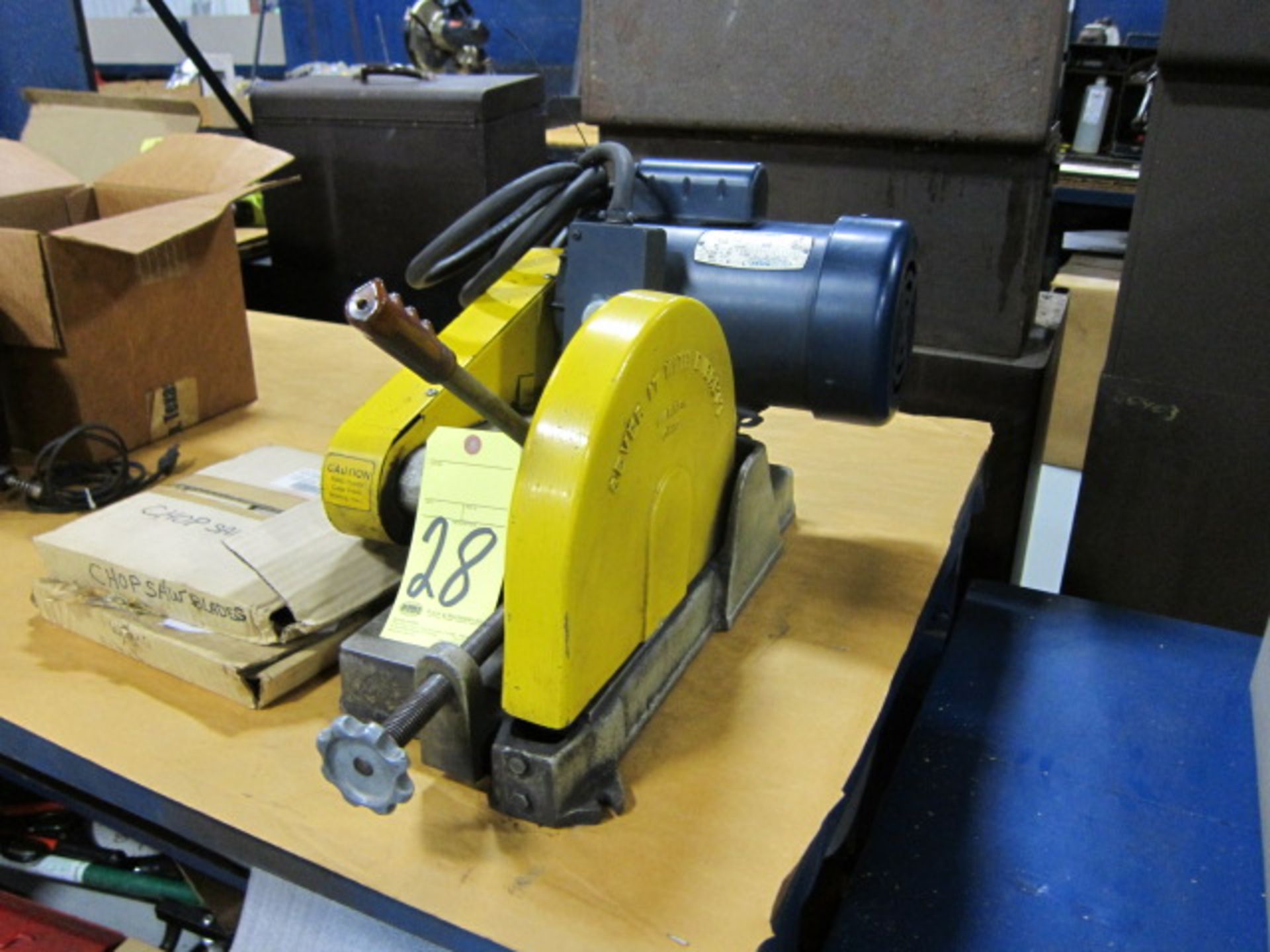 ABRASIVE CUT-OFF SAW, EVERETT 10"