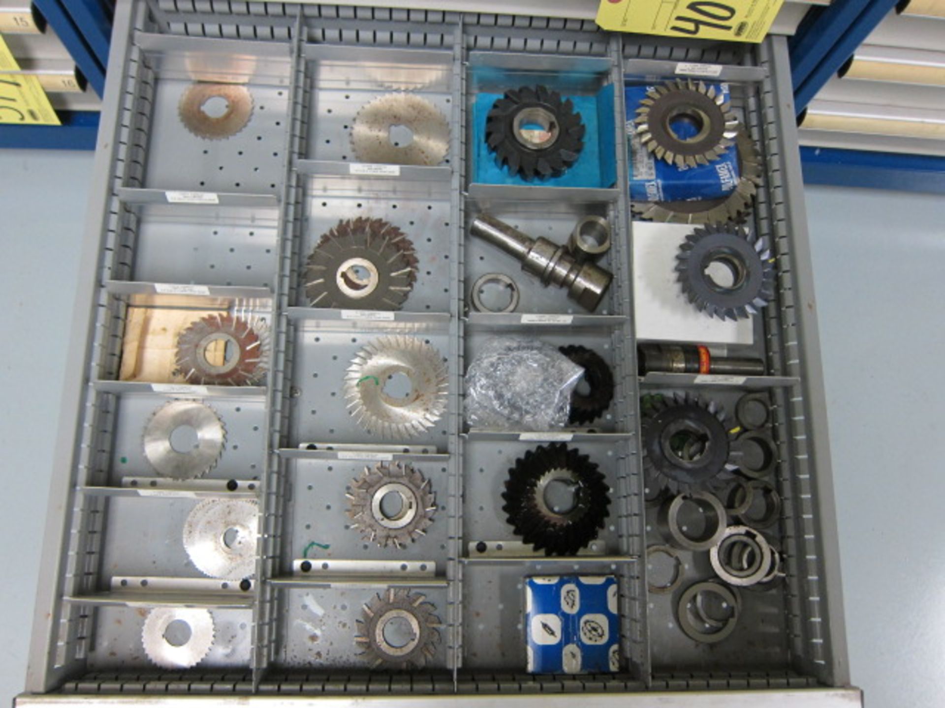 LOT OF MILLING CUTTERS, assorted (in one drawer)