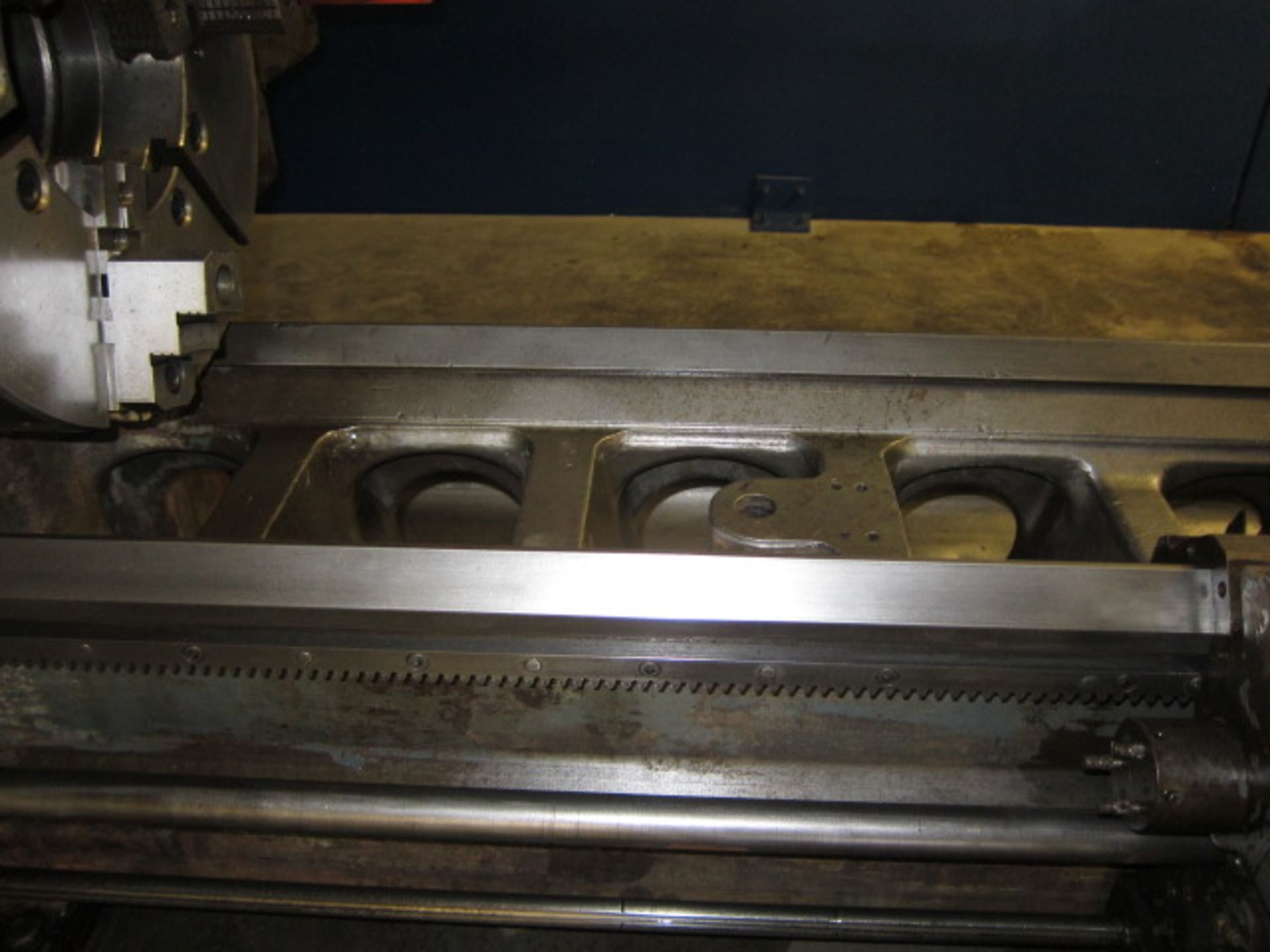 SADDLE TYPE TURRET LATHE, WARNER & SWASEY #4A EXTENDED BED MDL. M-3550, 28-1/4” sw. over bedways, - Image 7 of 14