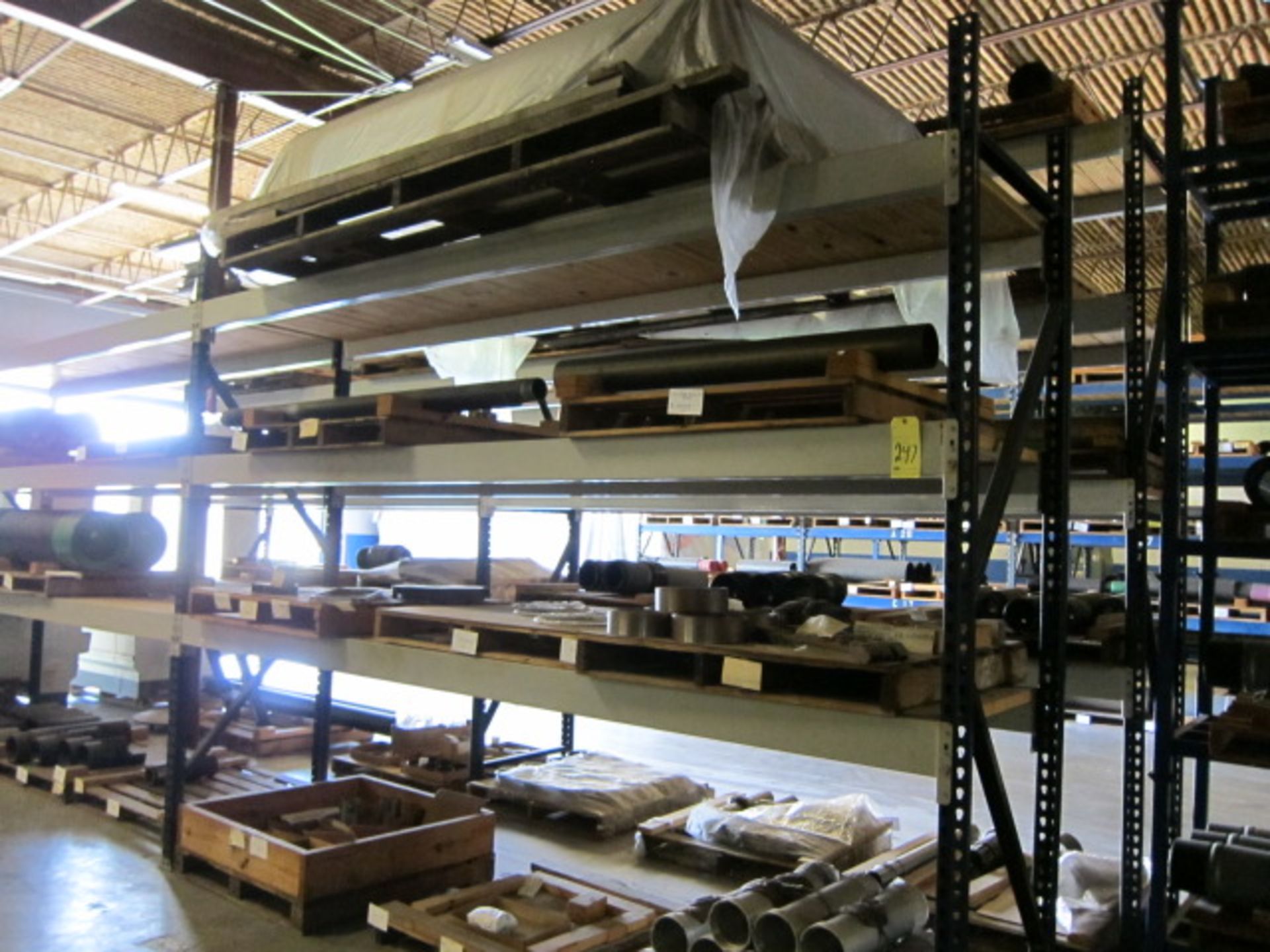 LOT OF PALLET RACK SECTIONS (4), assorted (contents not included) - Image 2 of 2