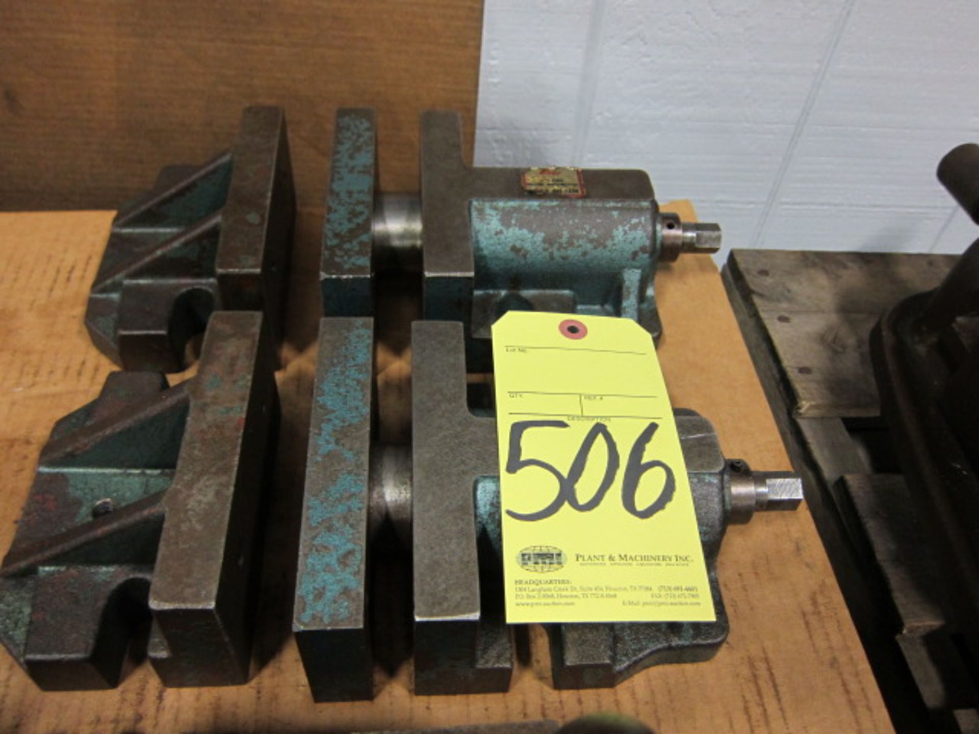 LOT OF MACHINE VISES (2), 6" (2 pcs.)