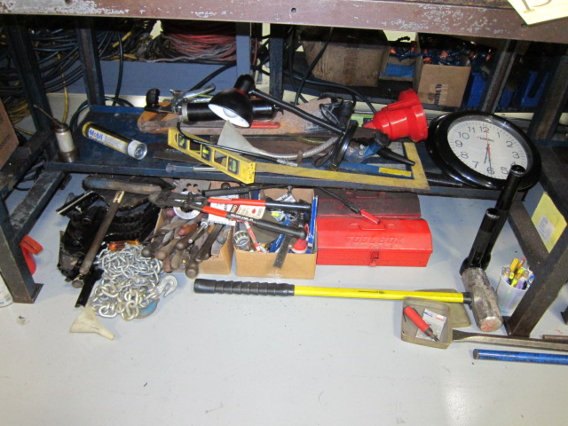 LOT OF HAND TOOLS, assorted (located under five benches) - Image 3 of 6
