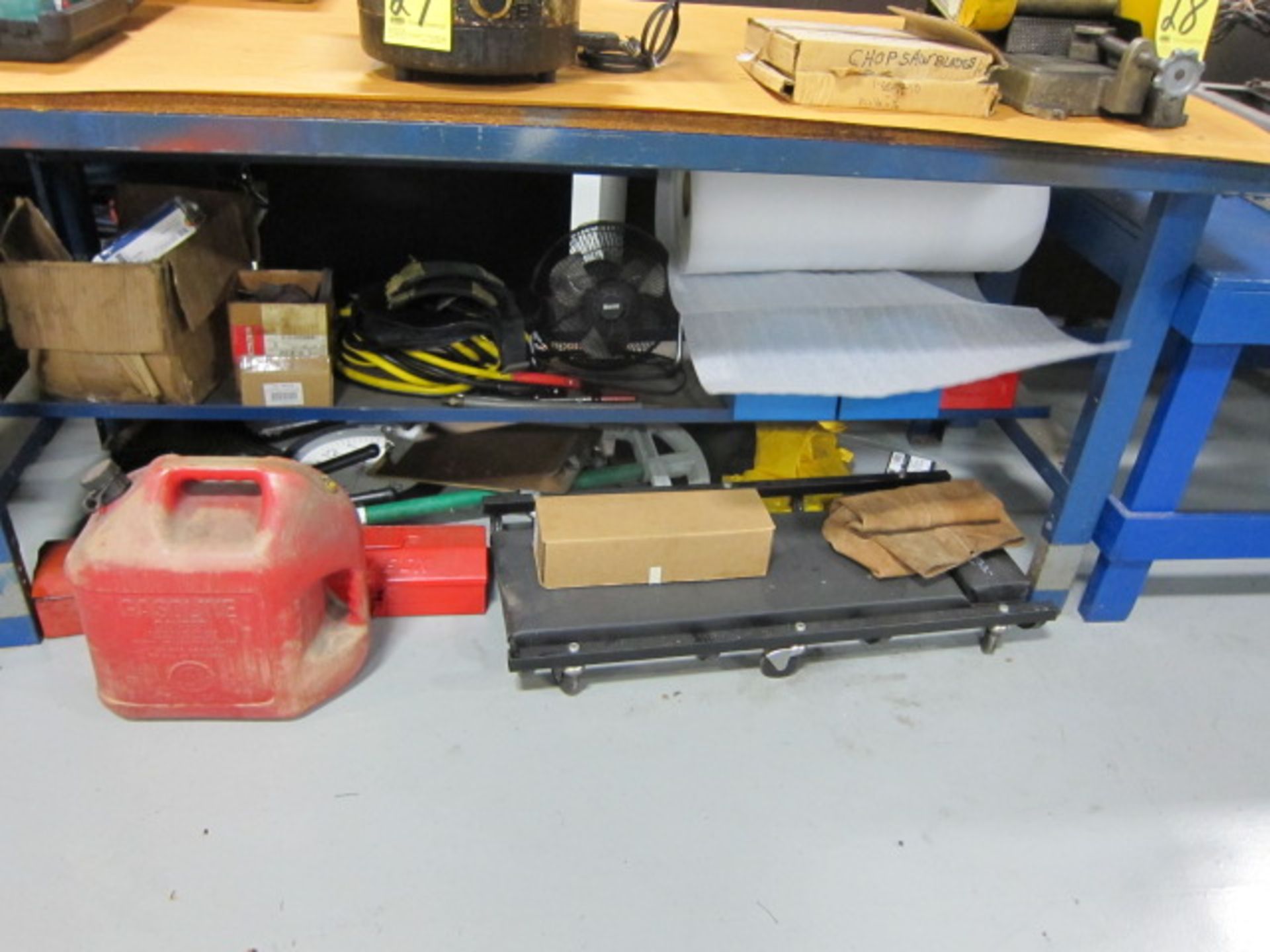 LOT OF HAND TOOLS, assorted (located under five benches)