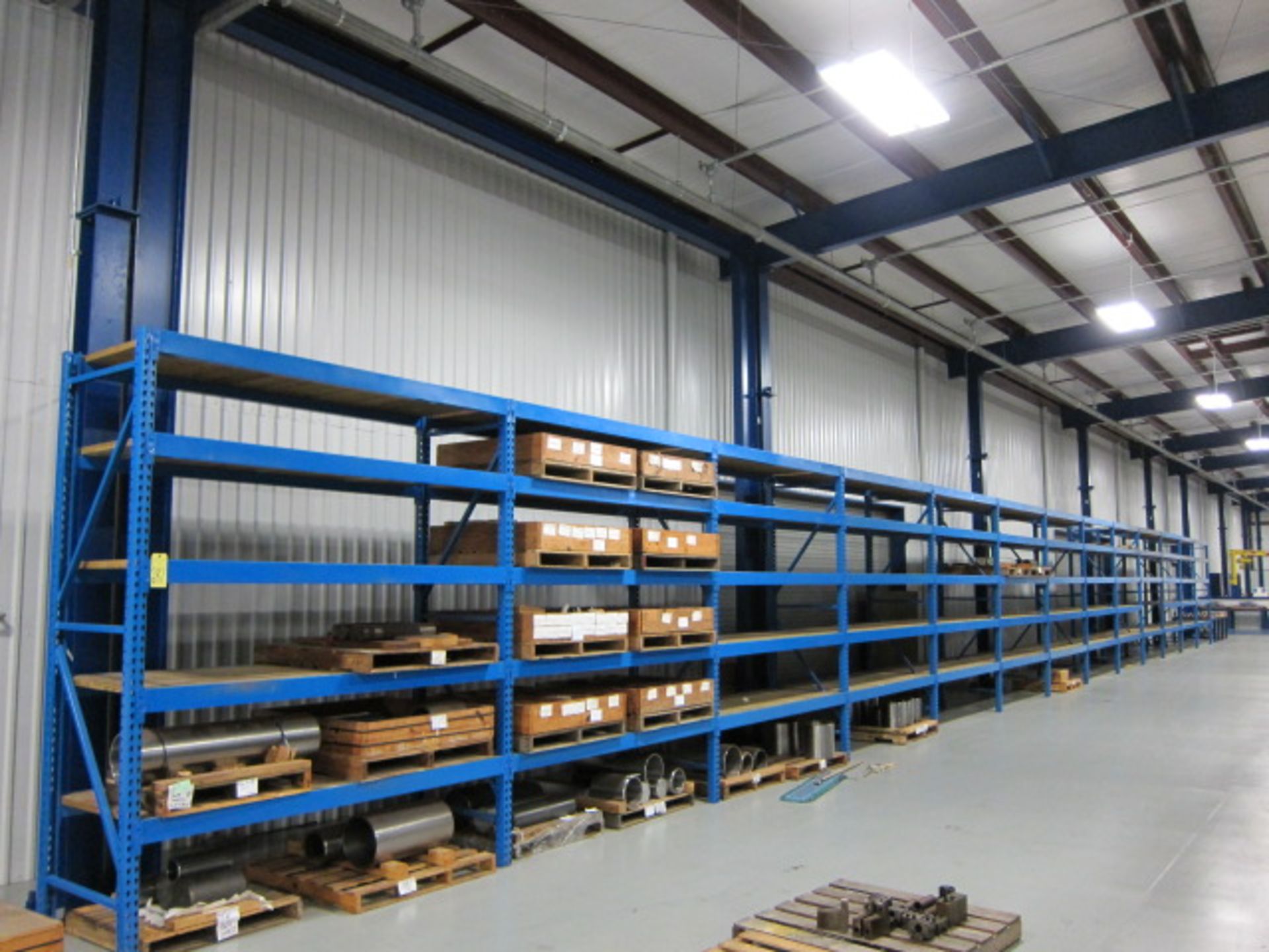 LOT OF PALLET RACK SECTIONS (13), 10' ht. x 8'W. x 3' dp., adj. (contents not included)