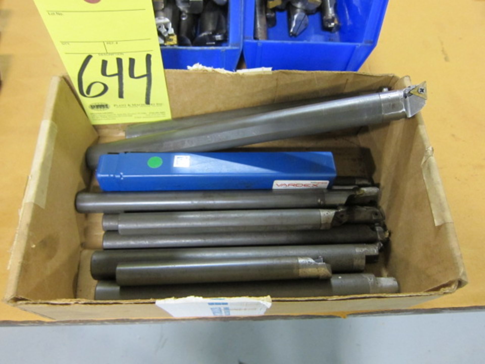 LOT OF BORING BARS (13), solid carbide, assorted (in one box)