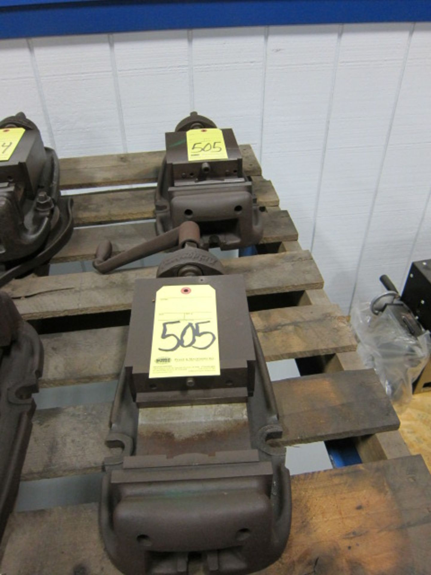 LOT OF MACHINE VISES (2), BRIDGEPORT 6"