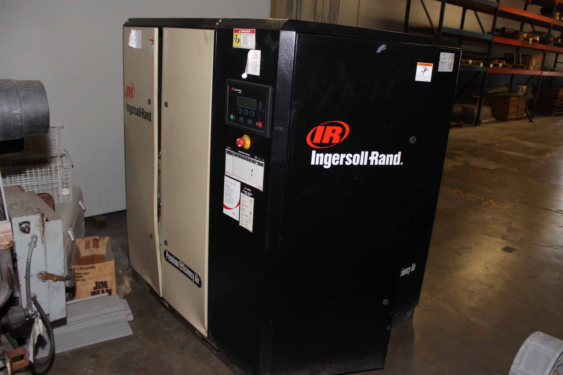 ROTARY SCREW AIR COMPRESSOR, INGERSOLL RAND MDL. IRN50H-CC, S/N NV3080U07059