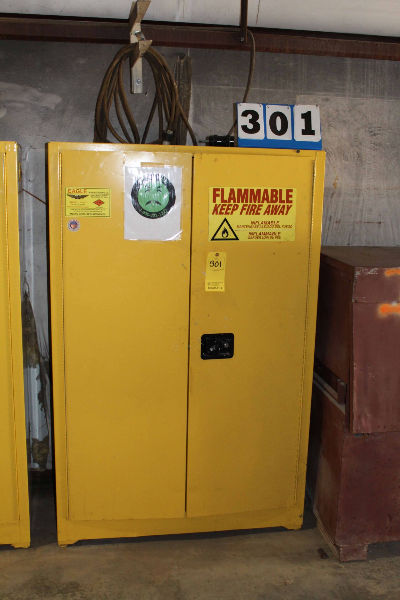 FLAMMABLE STORAGE CABINET, 2-door