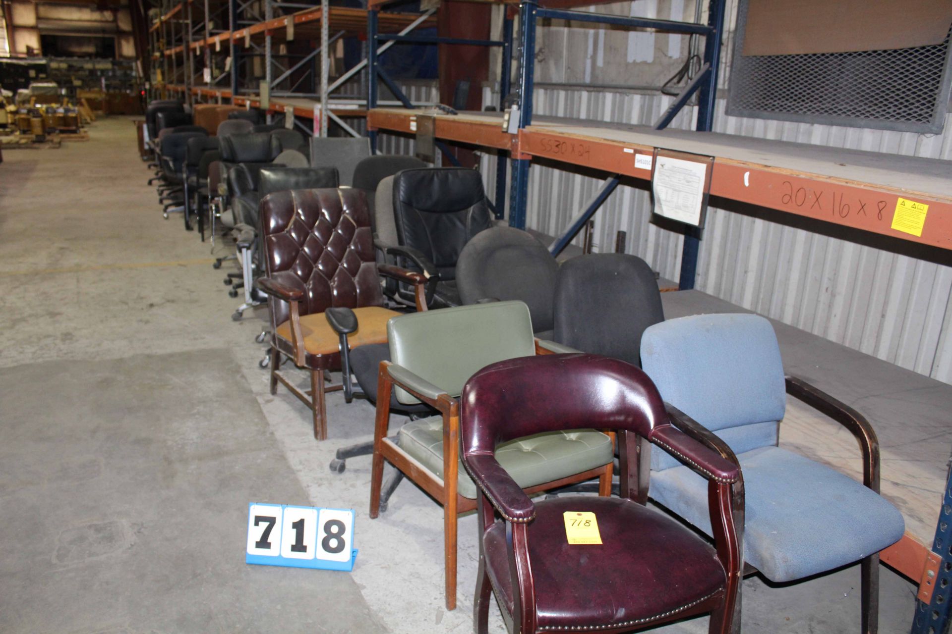 LOT OF CHAIRS (in two rows)