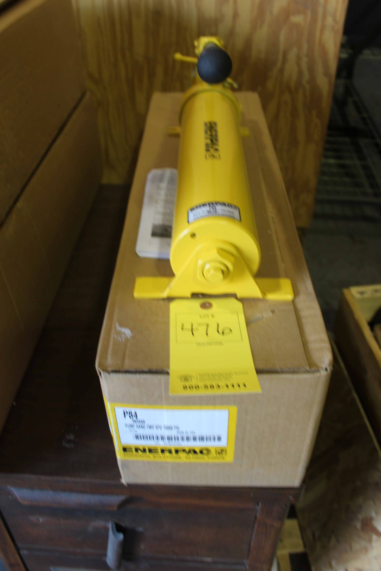 HAND PUMP, ENERPAC MDL. P84, 10,000 PSI (new)