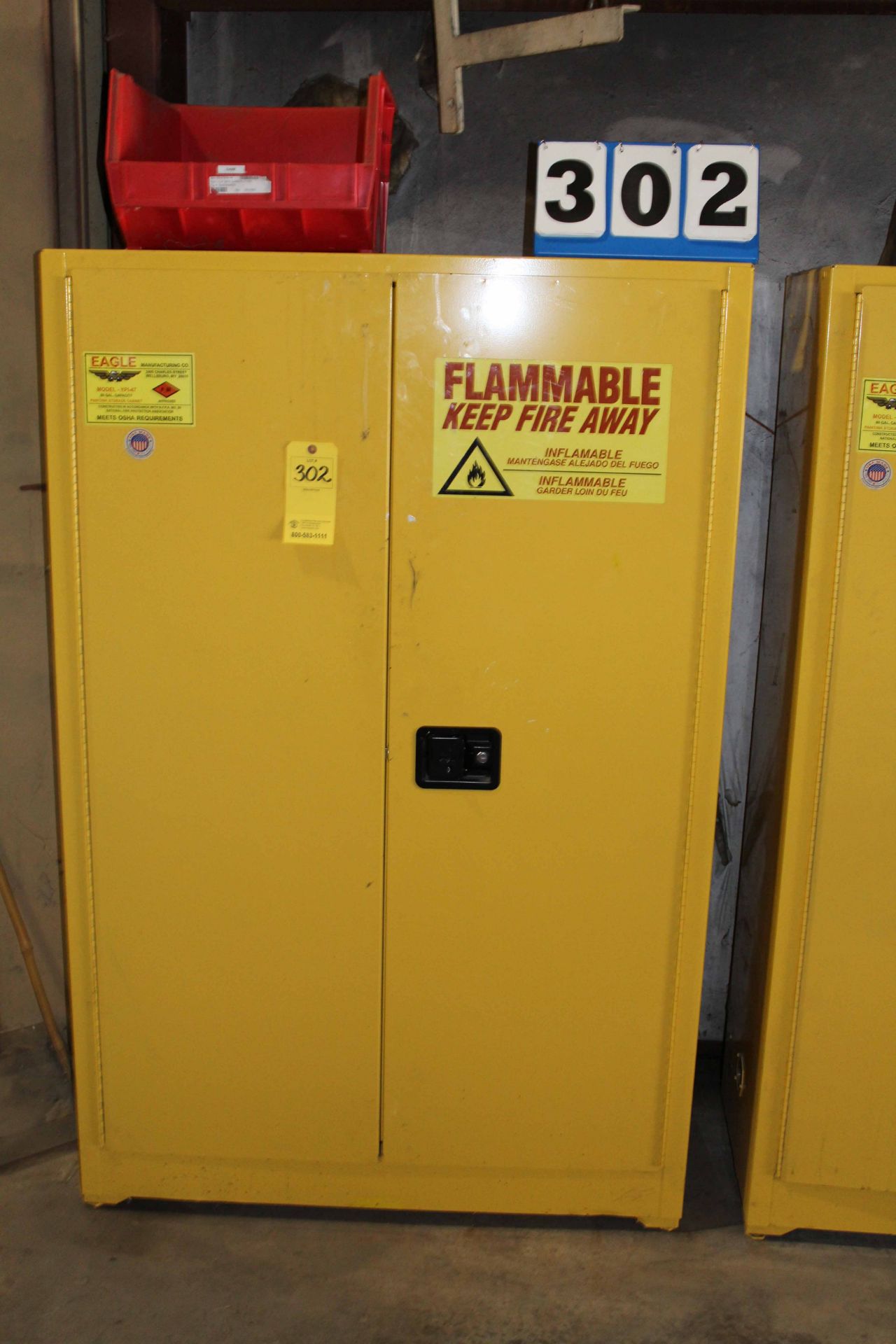 FLAMMABLE STORAGE CABINET, 2-door