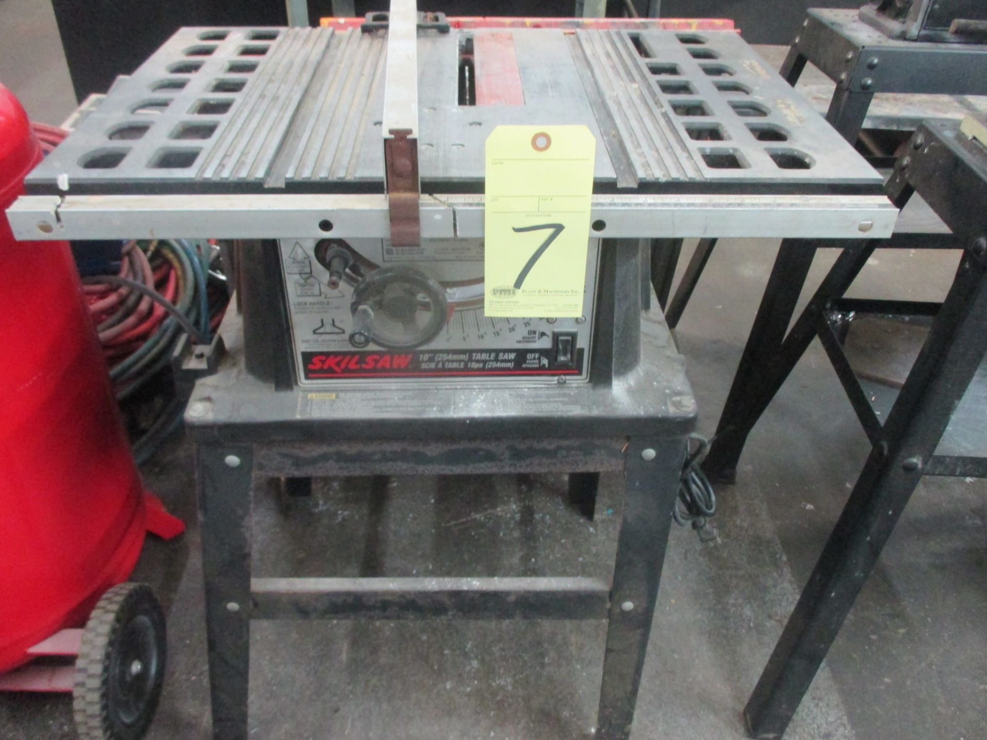 TILTING ARBOR TABLE SAW, SKILSAW 10”