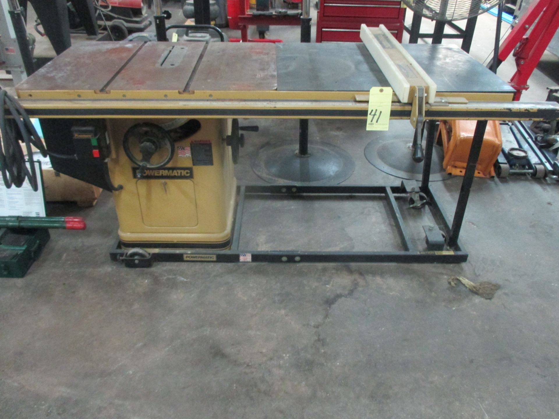 TABLE SAW, POWERMATIC, 5 HP motor