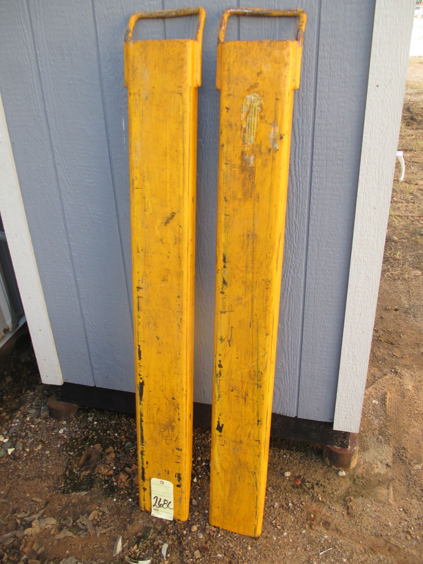 LOT OF FORKLIFT EXTENSIONS, 5'