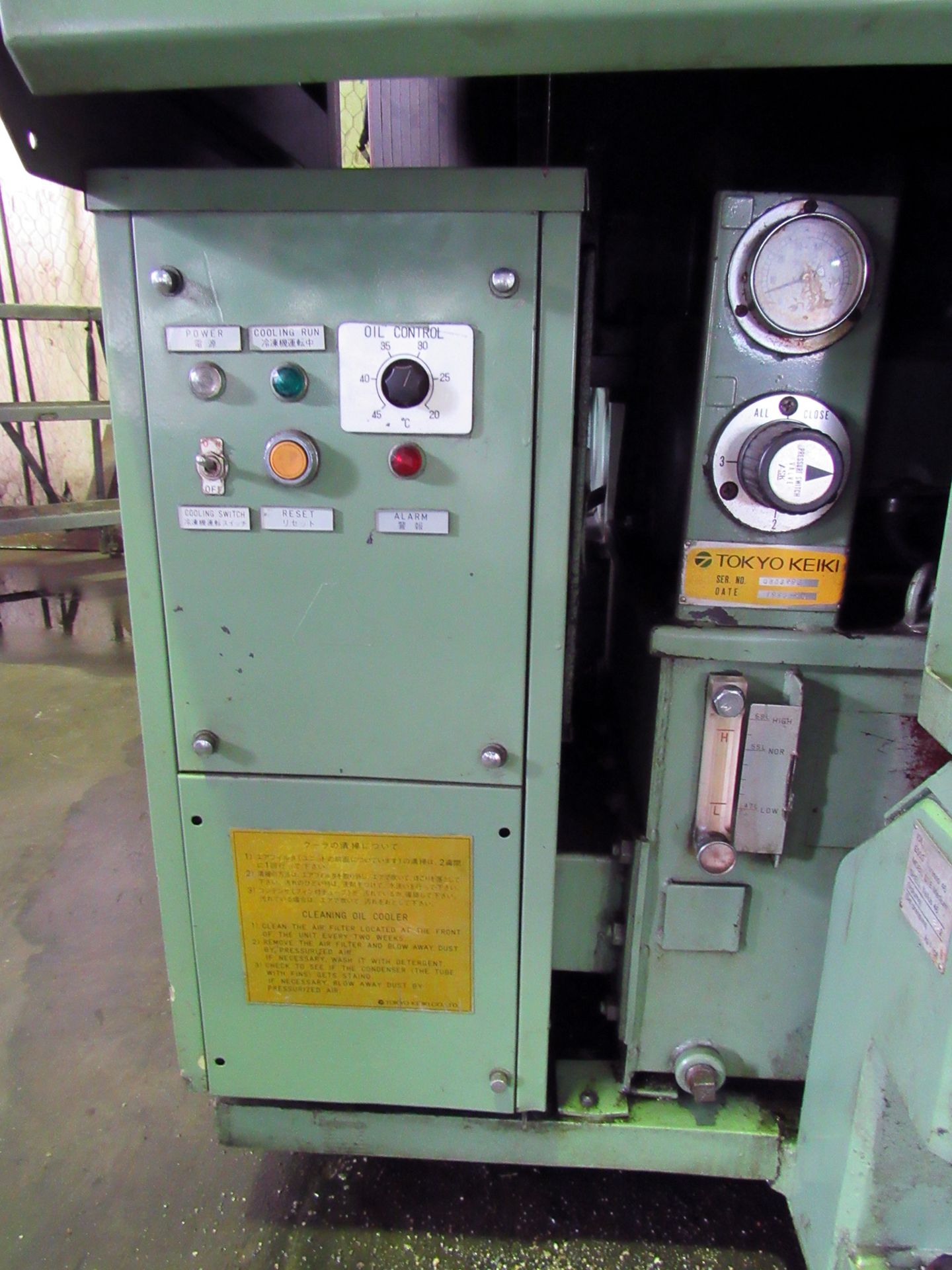 NISSIN MDL. NST-40/125 CNC LATHE, rewired & retrofitted in 2010, NCT CNC control, 26” sw. over - Image 7 of 8