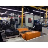 MANUFACTURING CELL CONSISTING OF: (2) MAZAK MDL. H-630 CNC HORIZONTAL MACHINING CENTERS, new 1994,