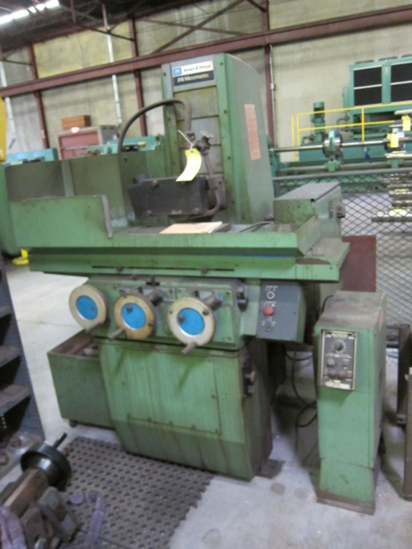 SURFACE GRINDER, BROWN & SHARPE, 818 MICROMASTER II, 460 v., 3-phase, 60 hz., S/N 523-8186-9321,