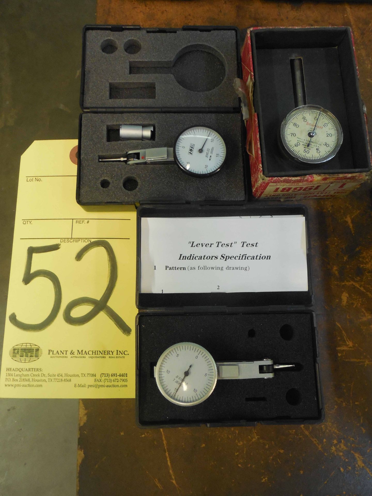 LOT OF DIAL TEST INDICATORS