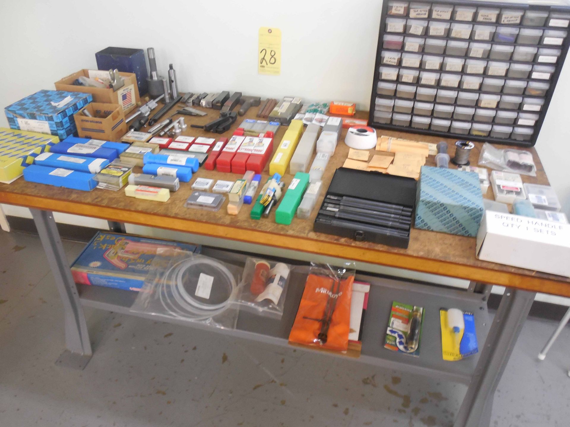 LOT CONSISTING OF: tooling, inserts, drill bits, etc.