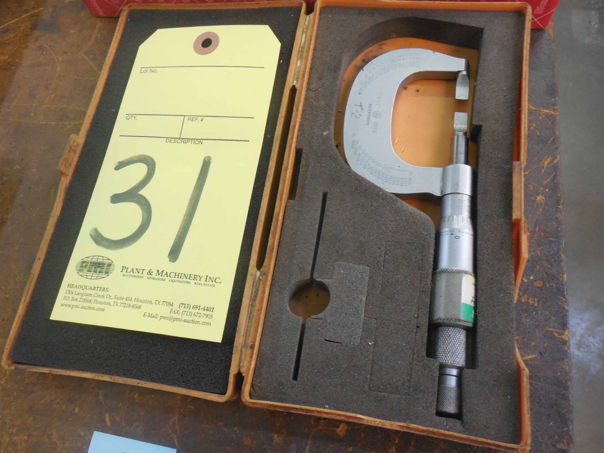 BLADE MICROMETER, MITUTOYO, 0 to 1"