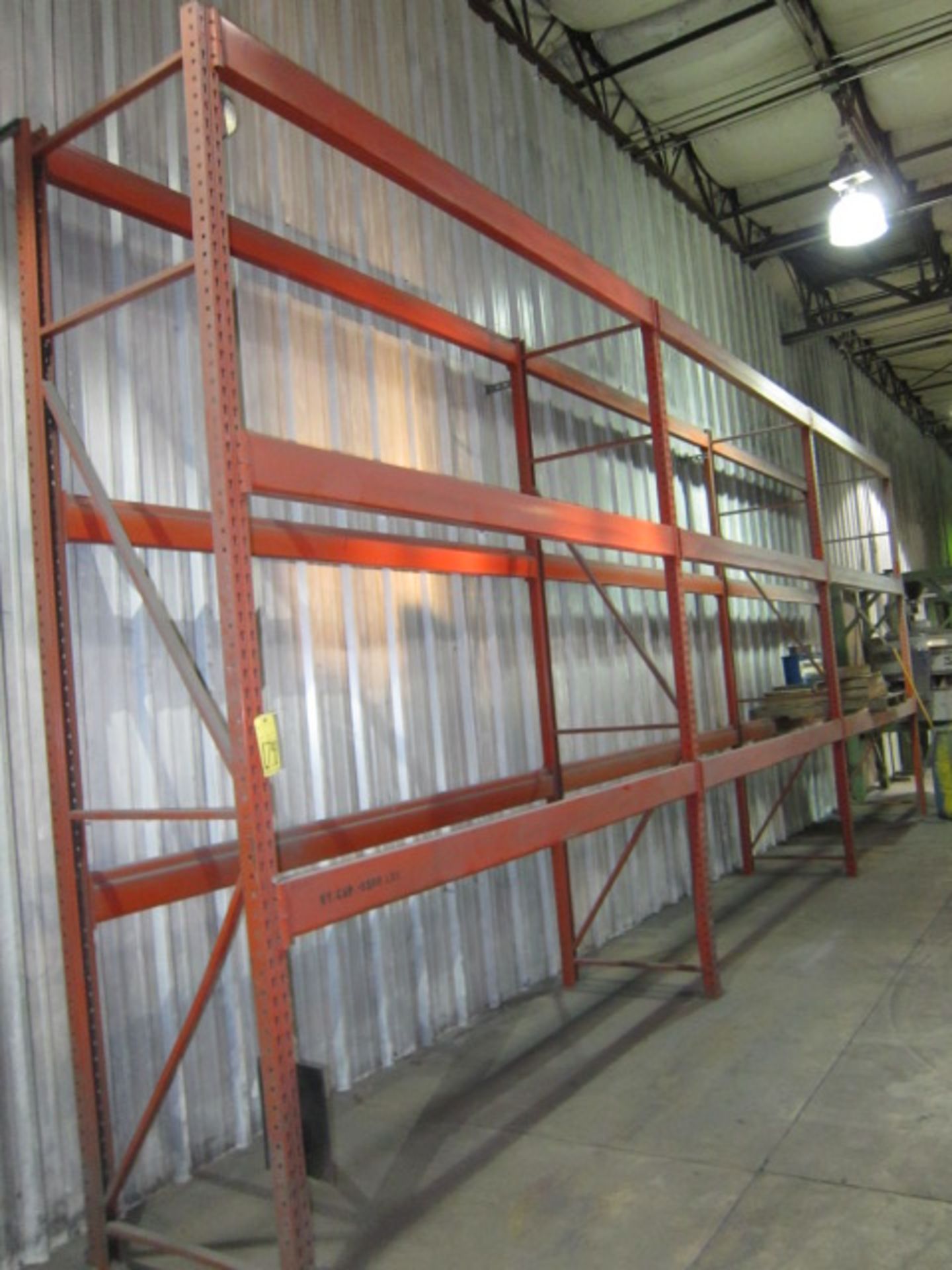 LOT OF PALLET RACK SECTIONS (3), 12' ht. x 10"W. x 3' dp.